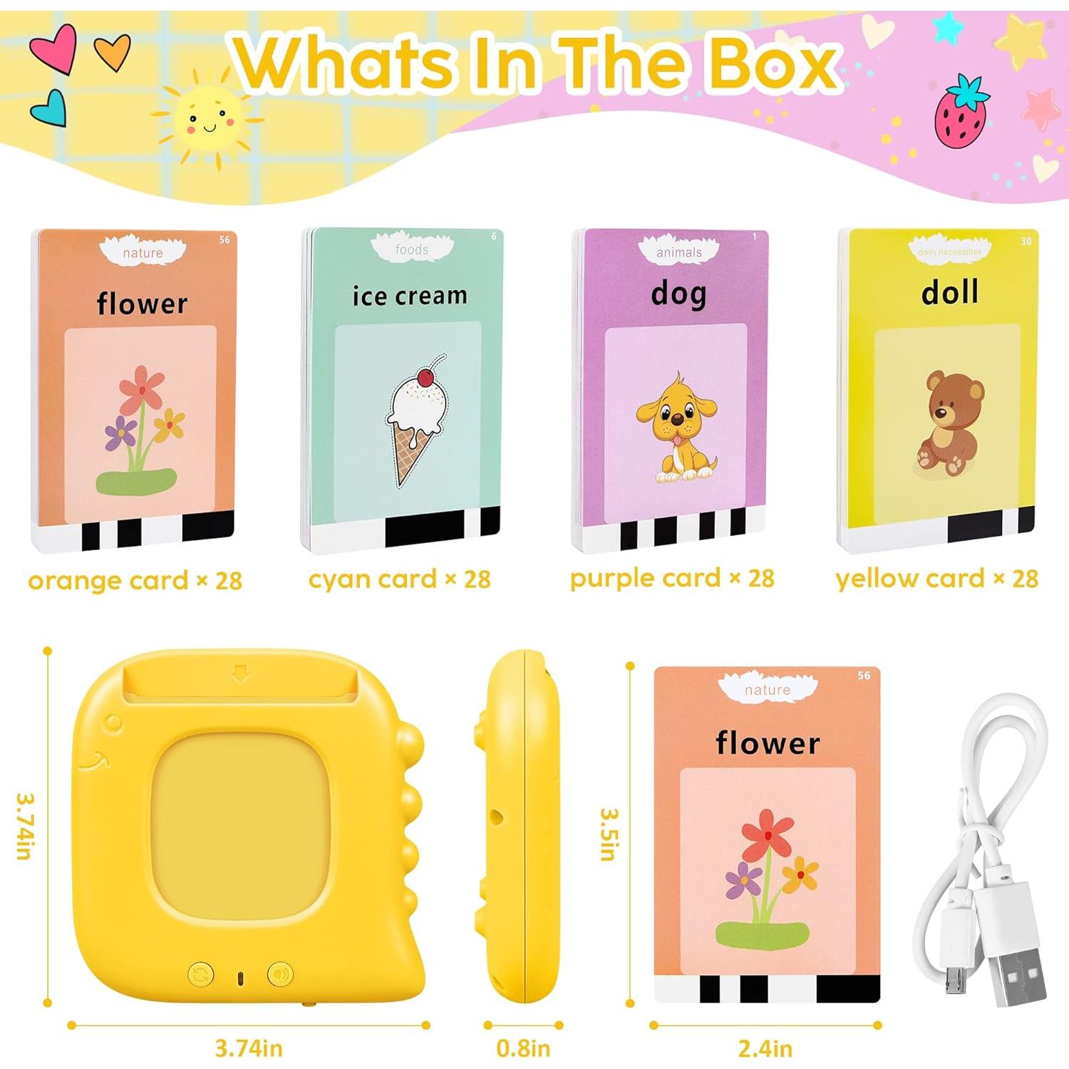 Tarjetas Flash Hablantes Kuovei 120 Palabras Educativas