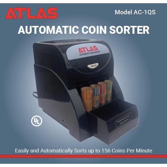 Clasificador Automático de Monedas Atlas AC-1QS, 156 Monedas/min