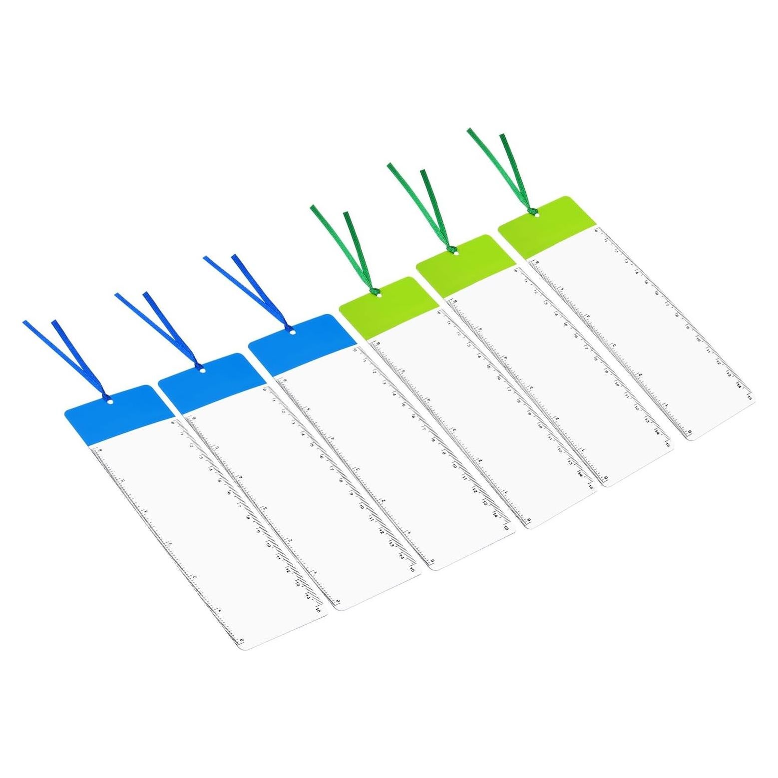 Marcador Lupa PATIKIL 3X con Regla - Paquete de 6 Unidades