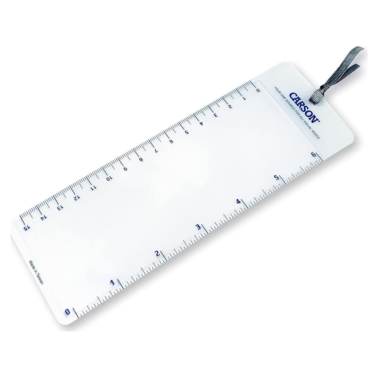 Lupa Fresnel Carson MagniMark MM-22 3x con Regla 15.24 cm