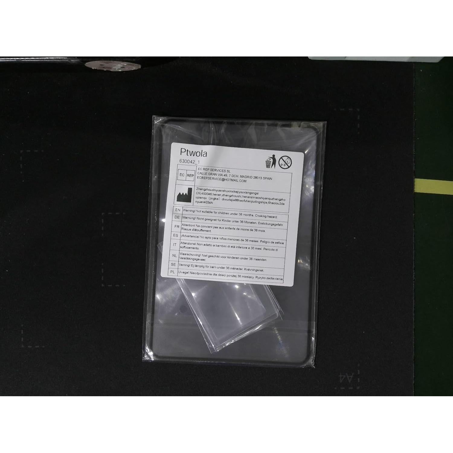 Lupa de Aumento 3X Ptwola - 4 Pcs Lentes Fresnel para Lectura