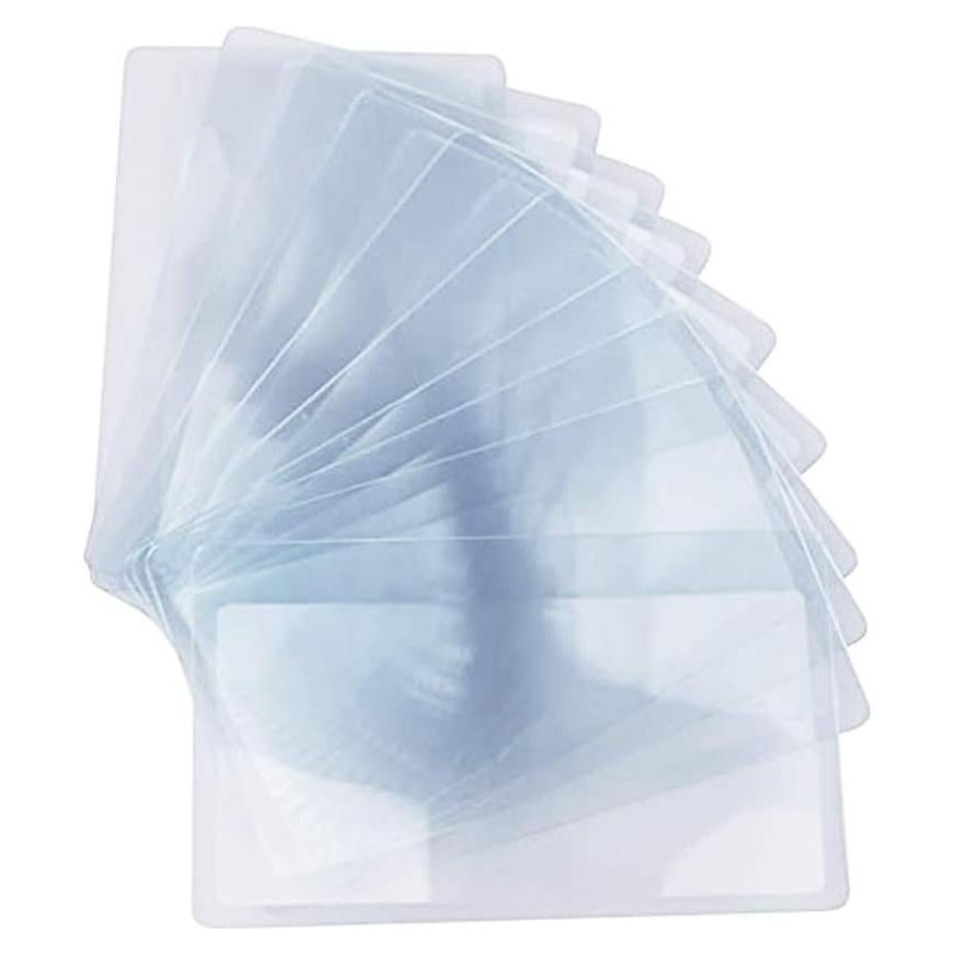 Paquete de 12 Lentes de Aumento Hithop 3x Transparentes