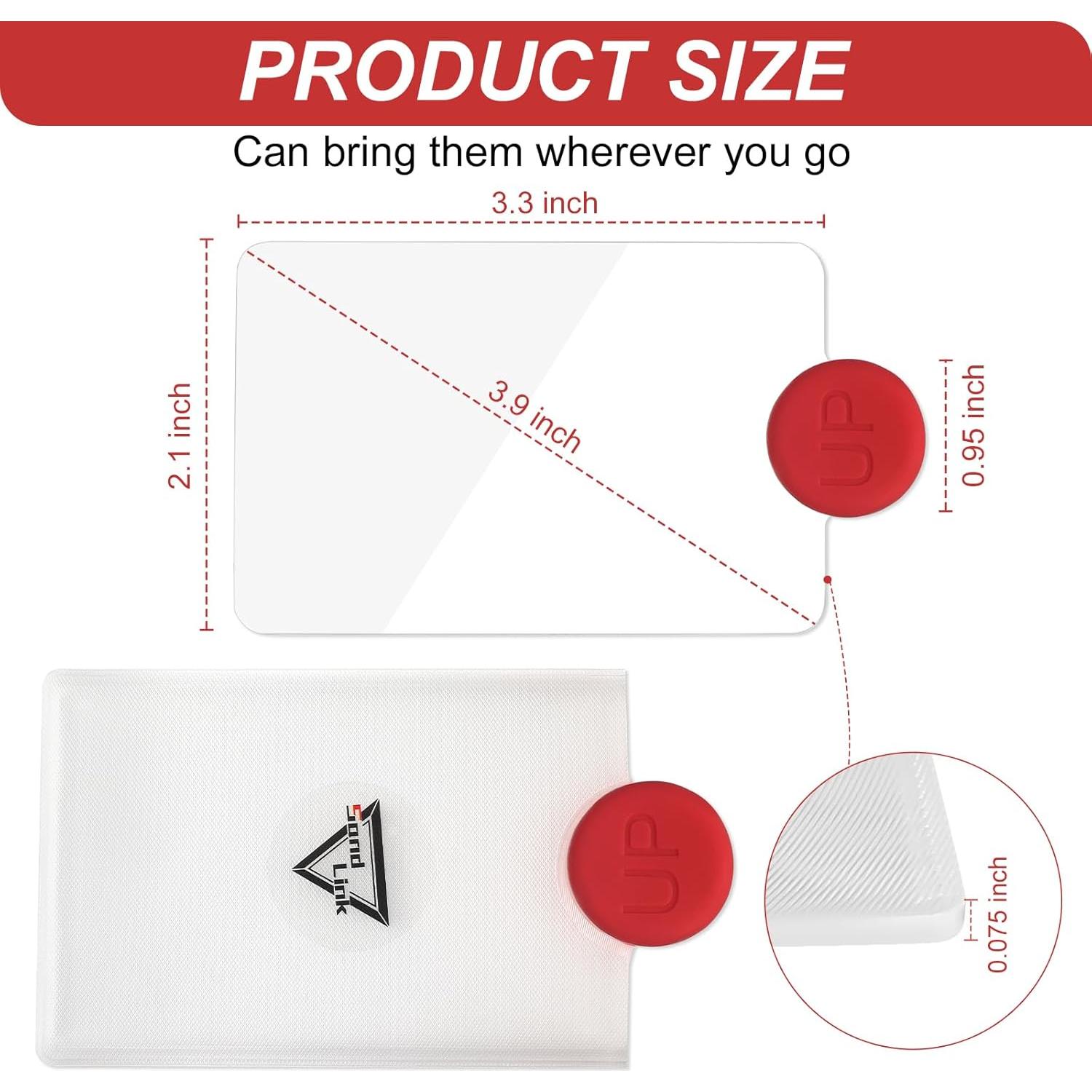 Lupa 3X SAND LINK Mini para Cartera - Aumento 10.16x5.51cm