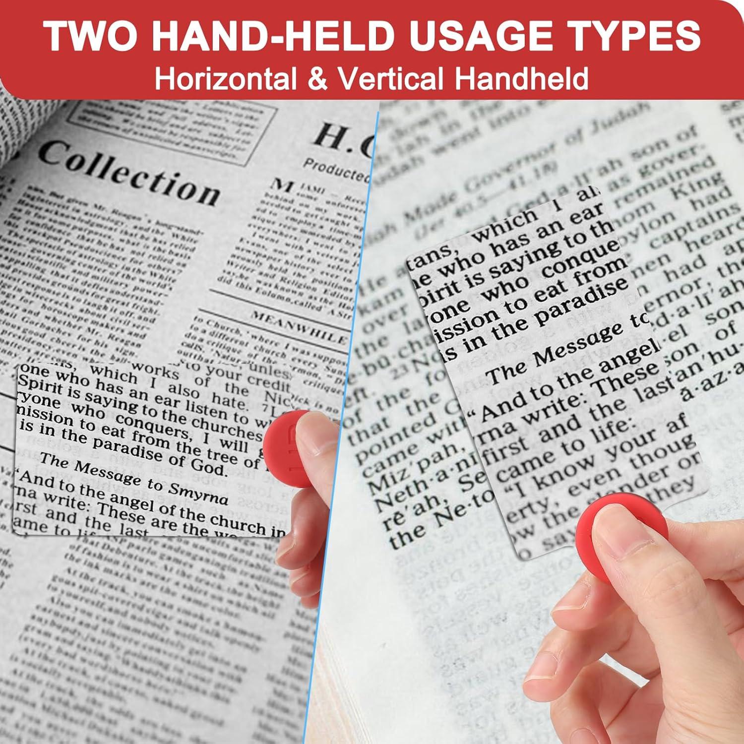 Lupa 3X SAND LINK Mini para Cartera - Aumento 10.16x5.51cm