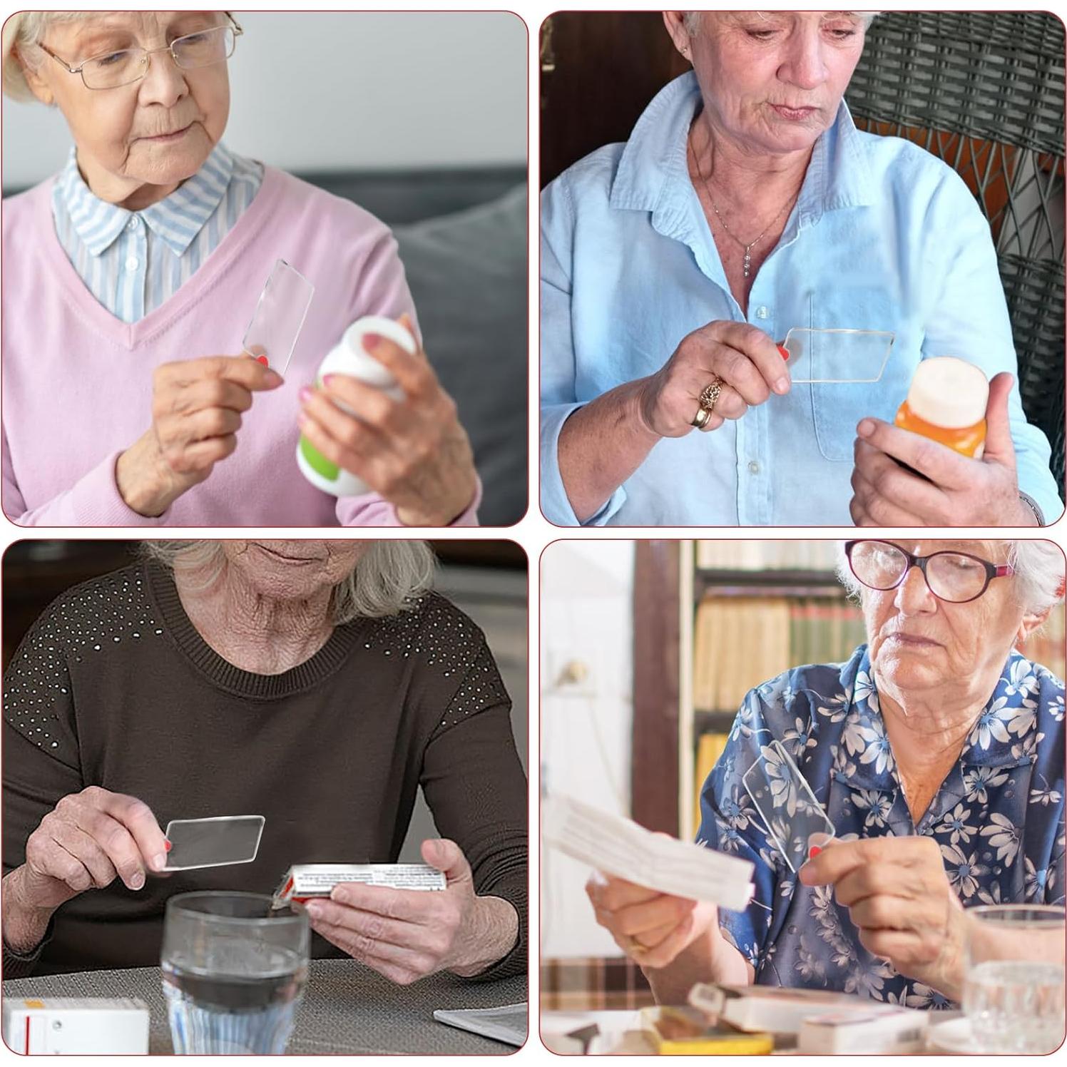 Lupa 3X SAND LINK Mini para Cartera - Aumento 10.16x5.51cm