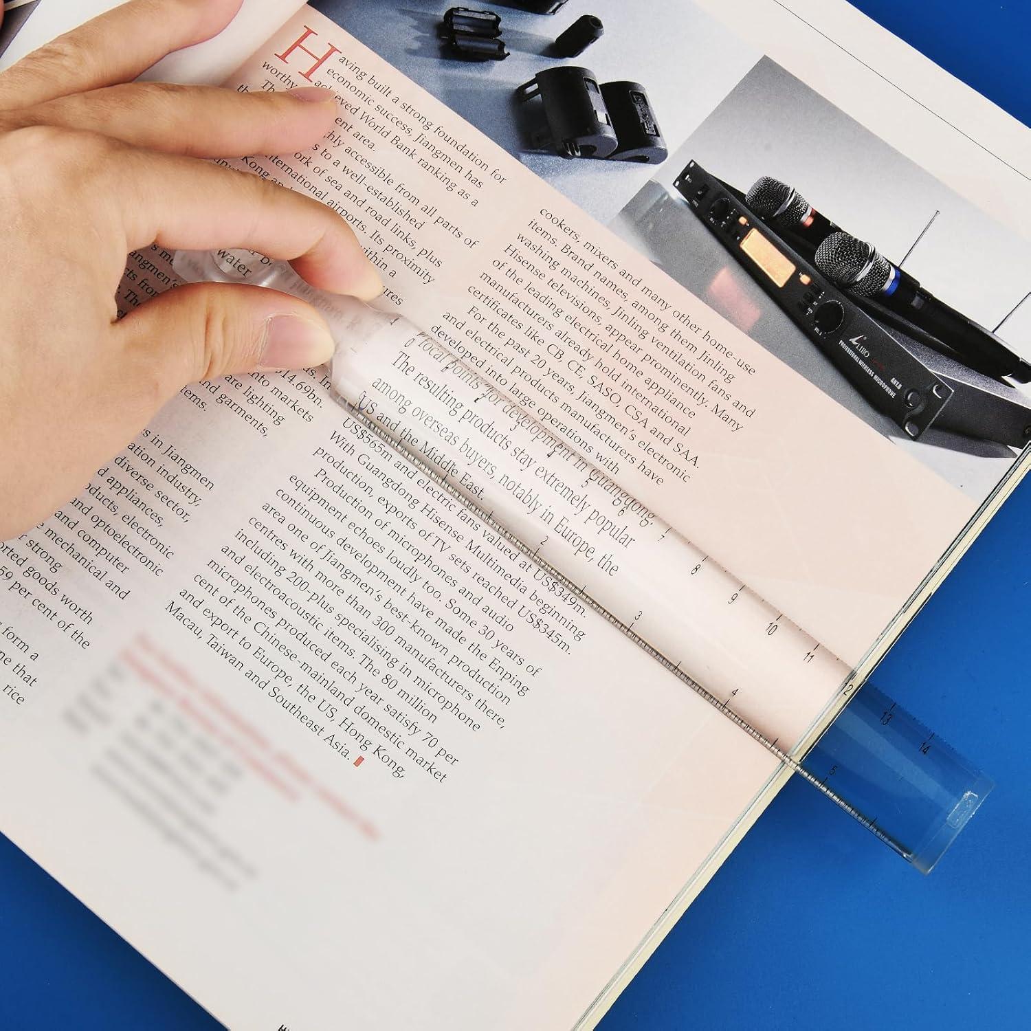 Regla de Aumento Cosmos 15 cm Acrílica 2x para Lectura