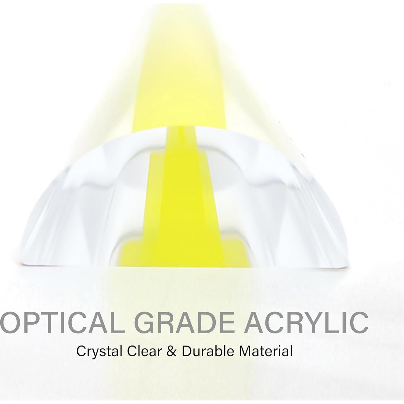 Regla de Aumento MAGDEPO 2X 15.24 cm con Lupa y Guía