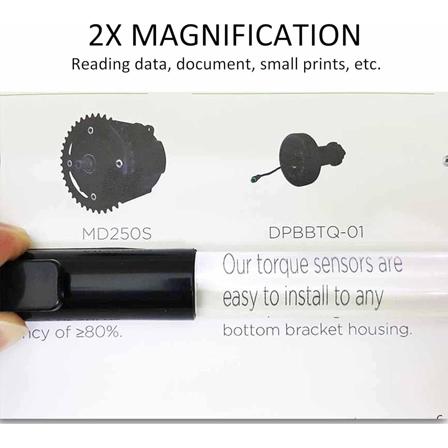 Regla de Aumento MAGDEPO 2X 15.24 cm con Lupa y Guía