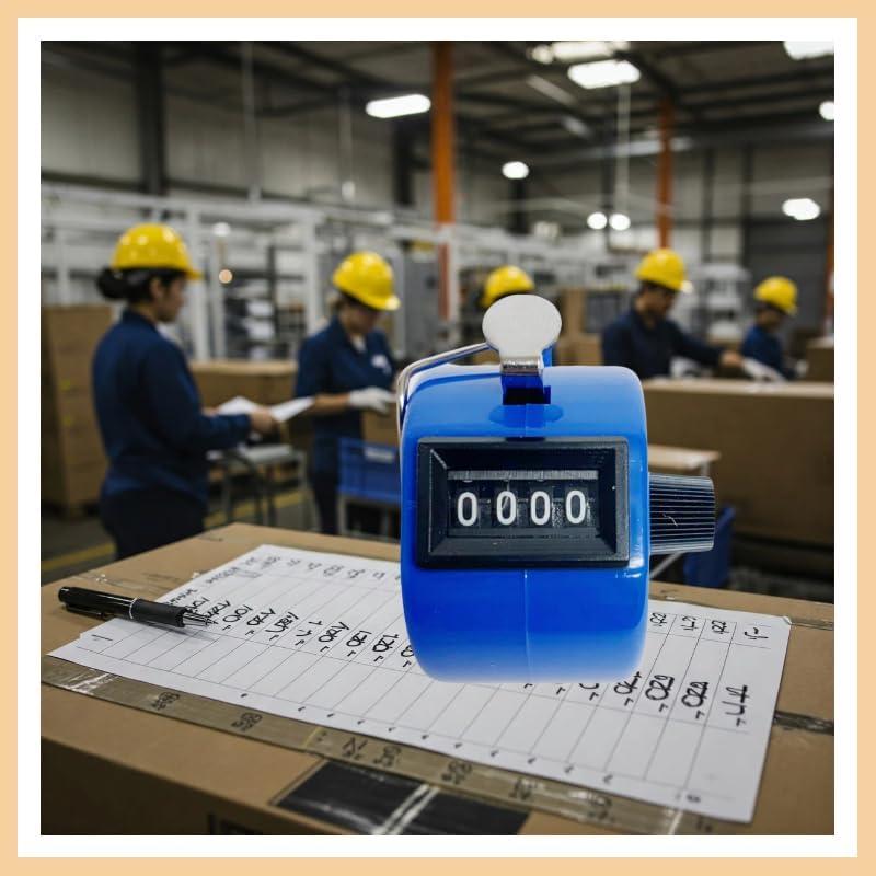 Contador de Mano Ciervo Blanco 4 Dígitos Mecánico Práctico