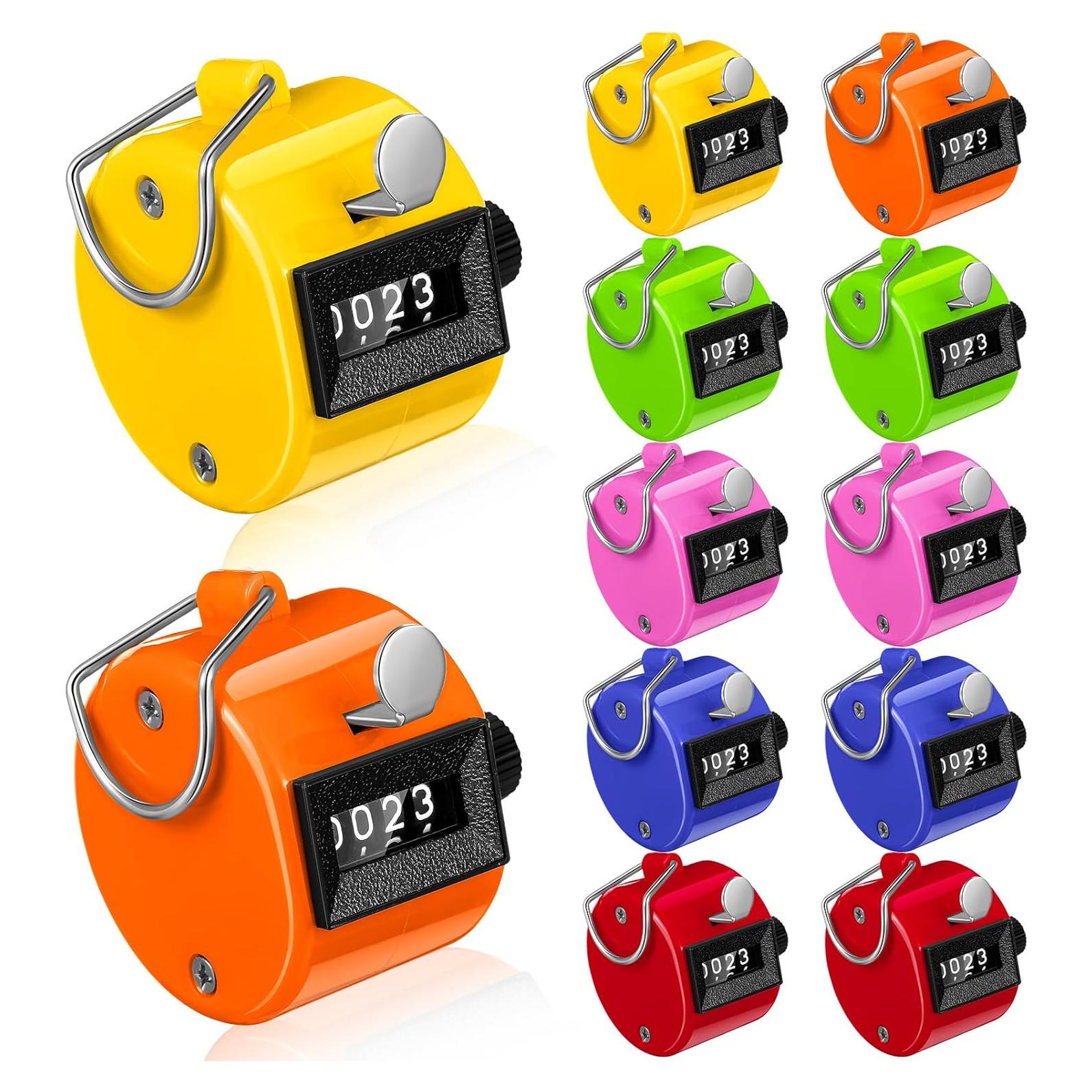 Contador Manual de Tally Copkim 12 Pcs 4 Dígitos Mecánico