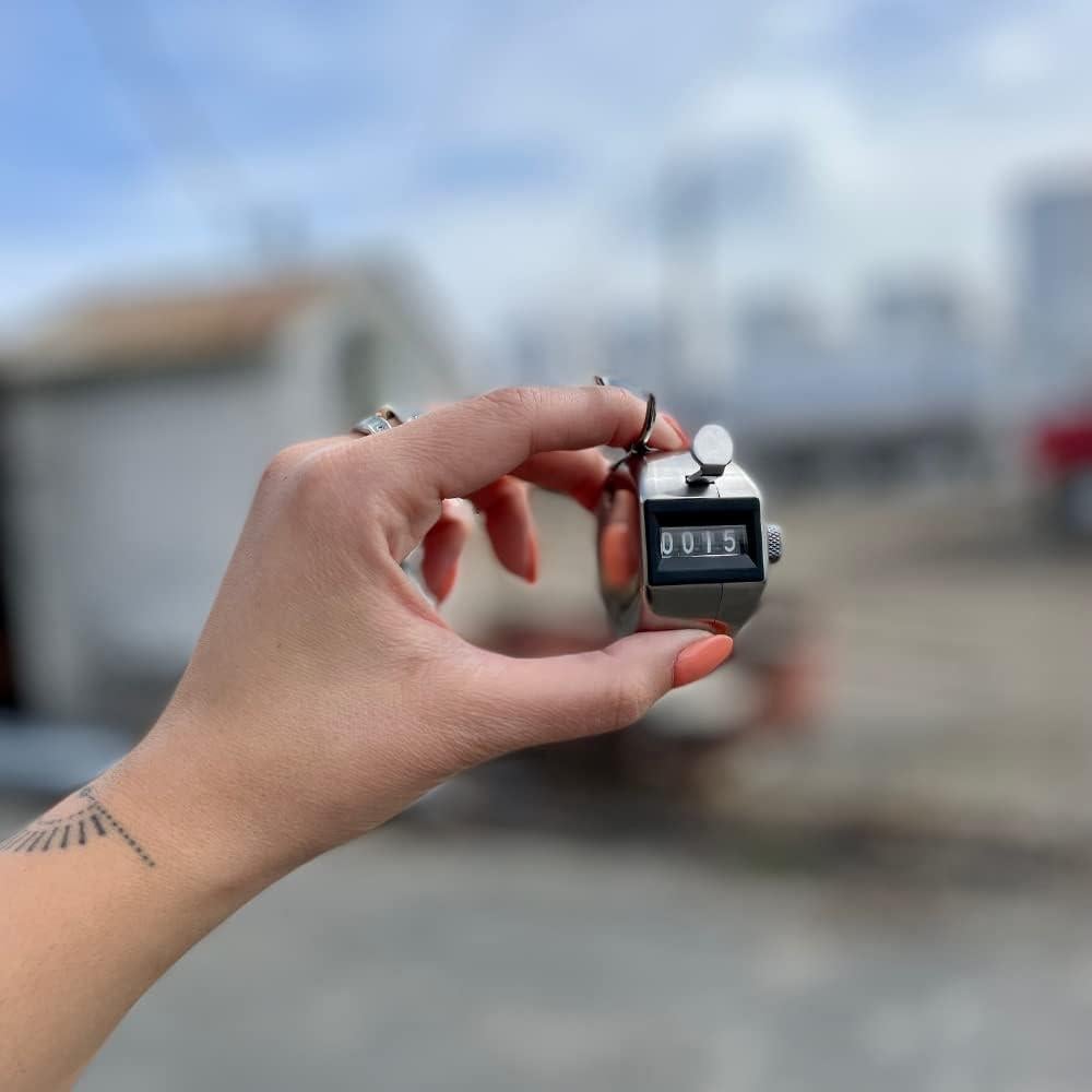 Contador de Tally BuyJumpRopes H-102 Acero Inoxidable 4 Dígitos