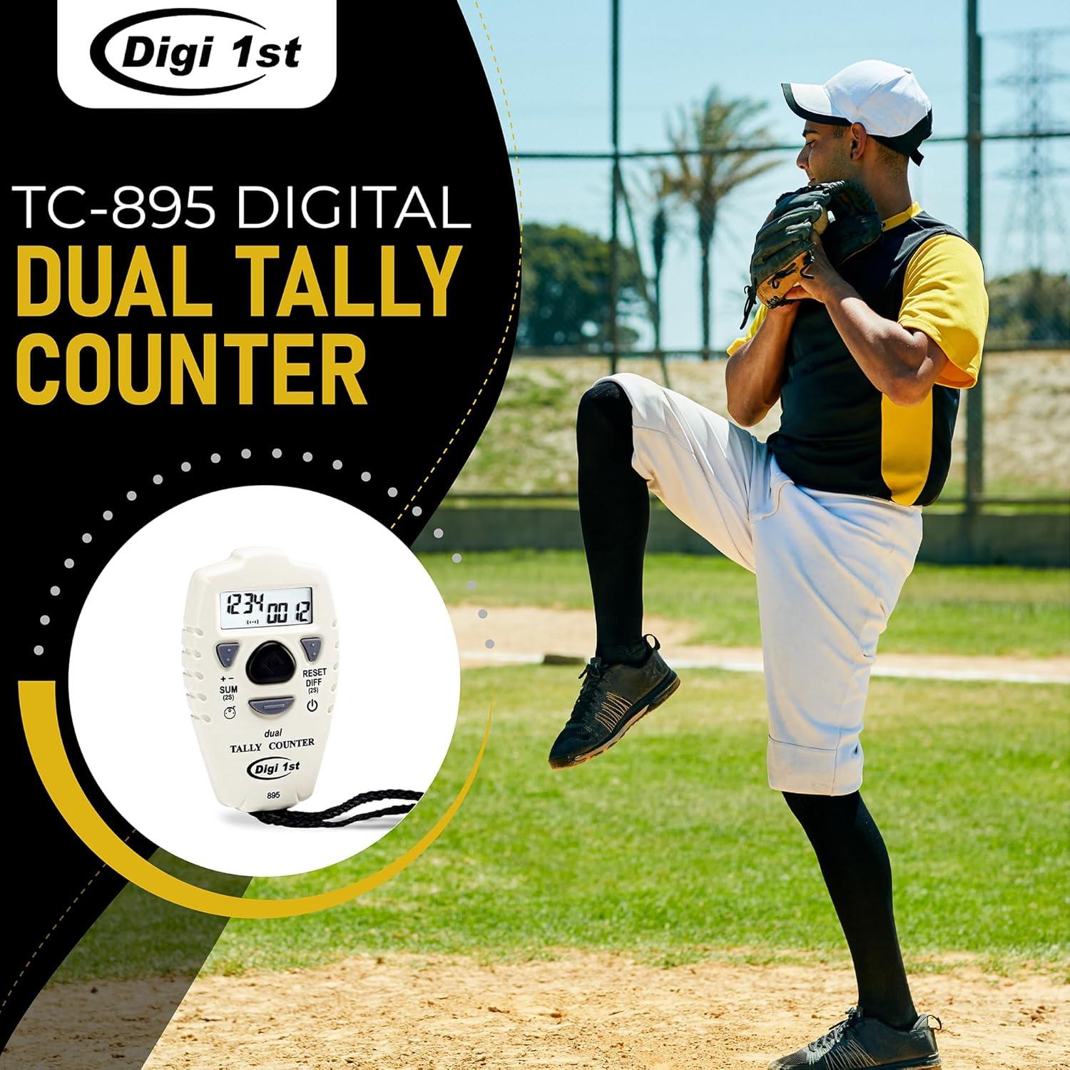 Contador Digital Doble Digi 1st TC-895 para Deportes