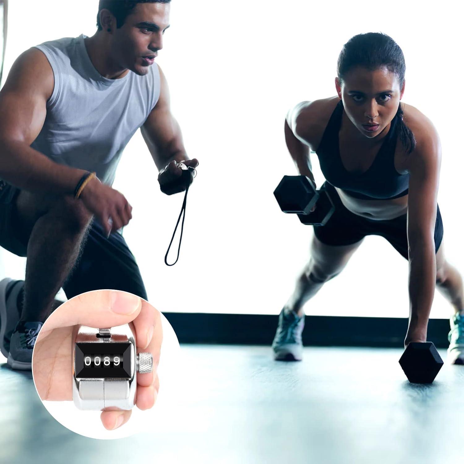 Contador de Mano Oligei 4 Dígitos Metal Sin Batería - 2 Unidades