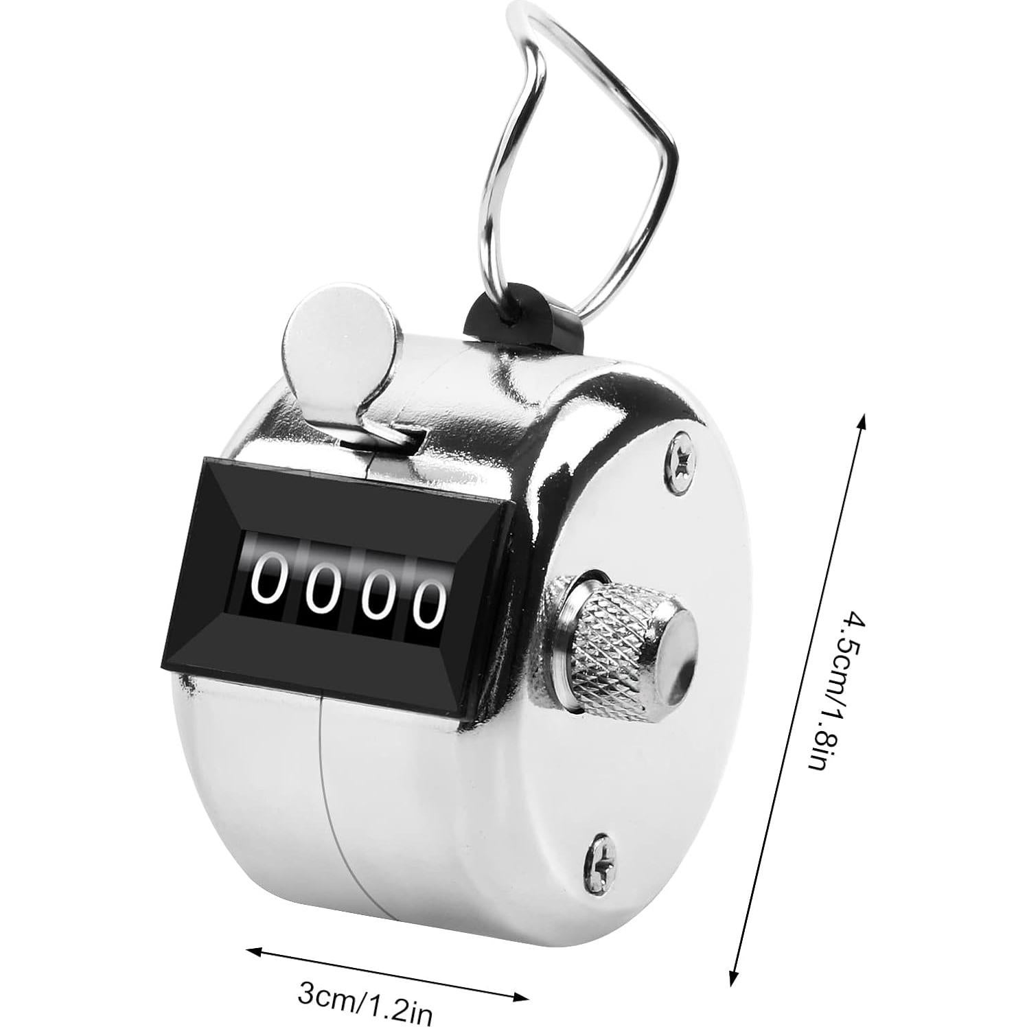 Contador de Mano Oligei 4 Dígitos Metal Sin Batería - 2 Unidades