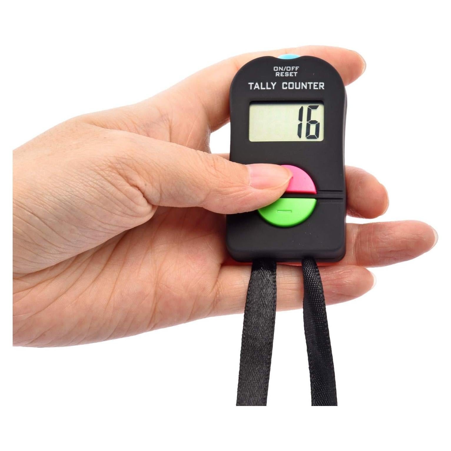 Contador Electrónico de Mano Tally 4 Dígitos con Cordón