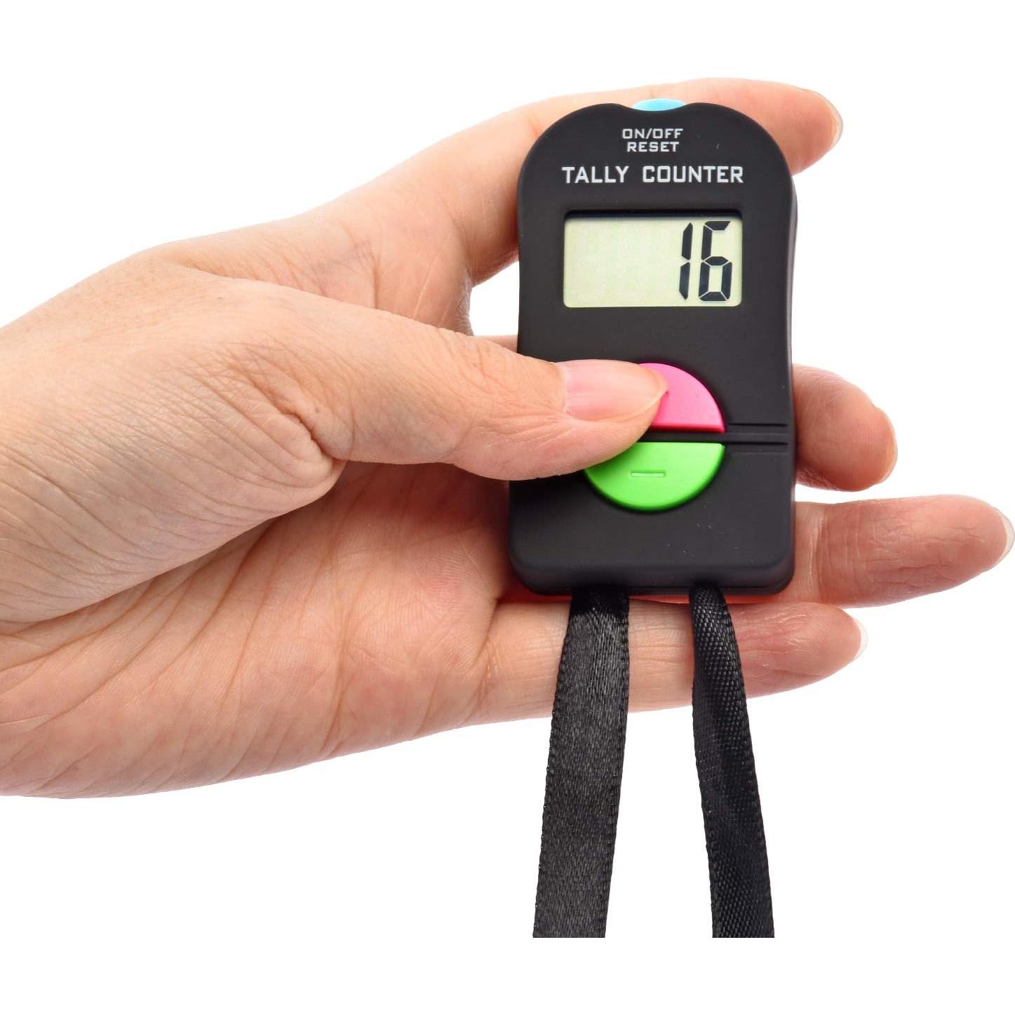 Contador Electrónico de Mano Tally 4 Dígitos con Cordón