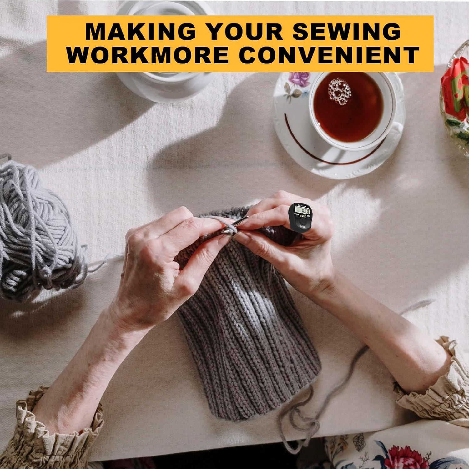 Contador de Dedo Digital TESEAS 5 Piezas LED 99999