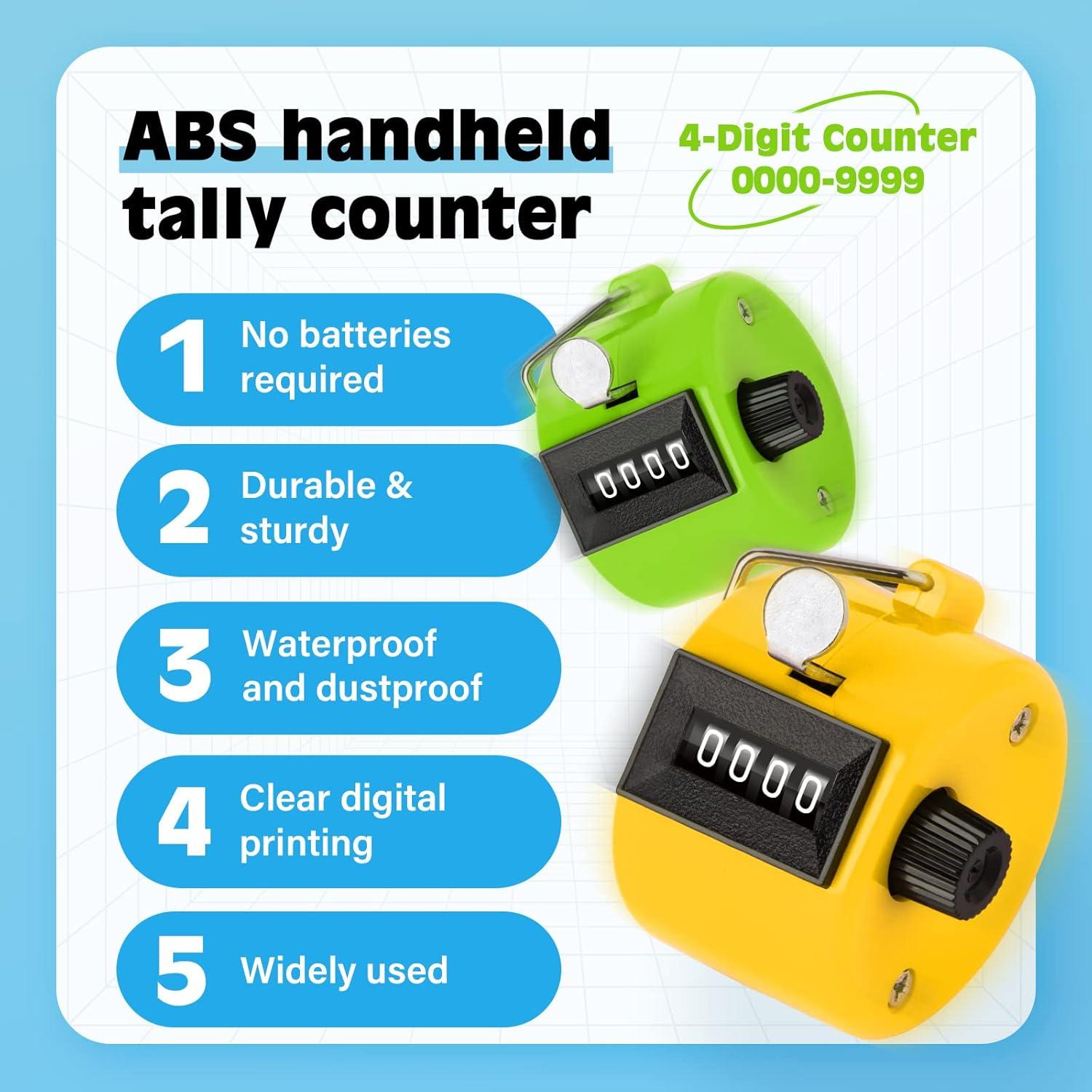 Contador Clicker Portátil SDARMING 4 Dígitos ABS - Multiusos