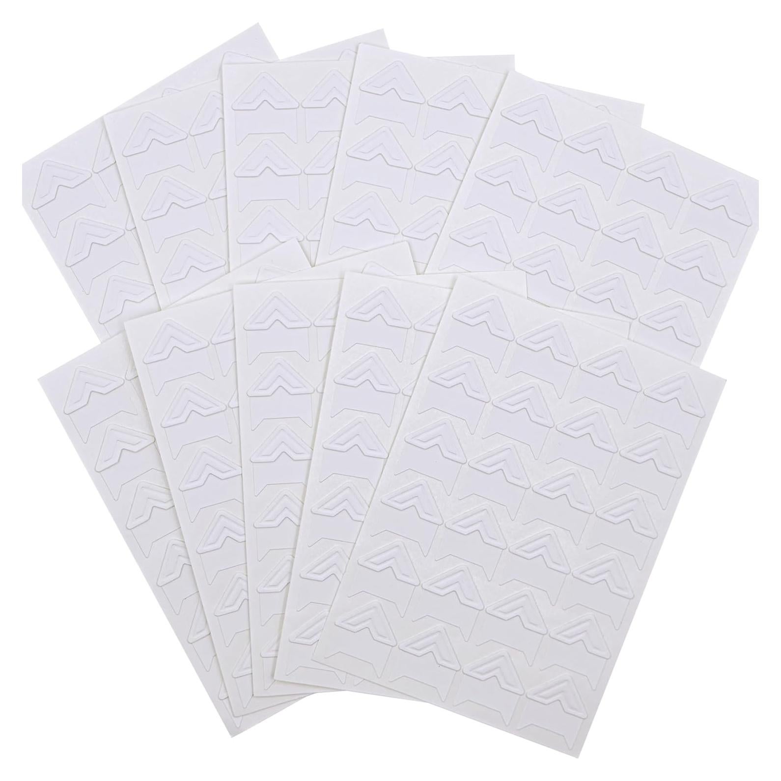 240 Esquinas de Foto Autoadhesivas Drokenle Blancas para Scrapbook