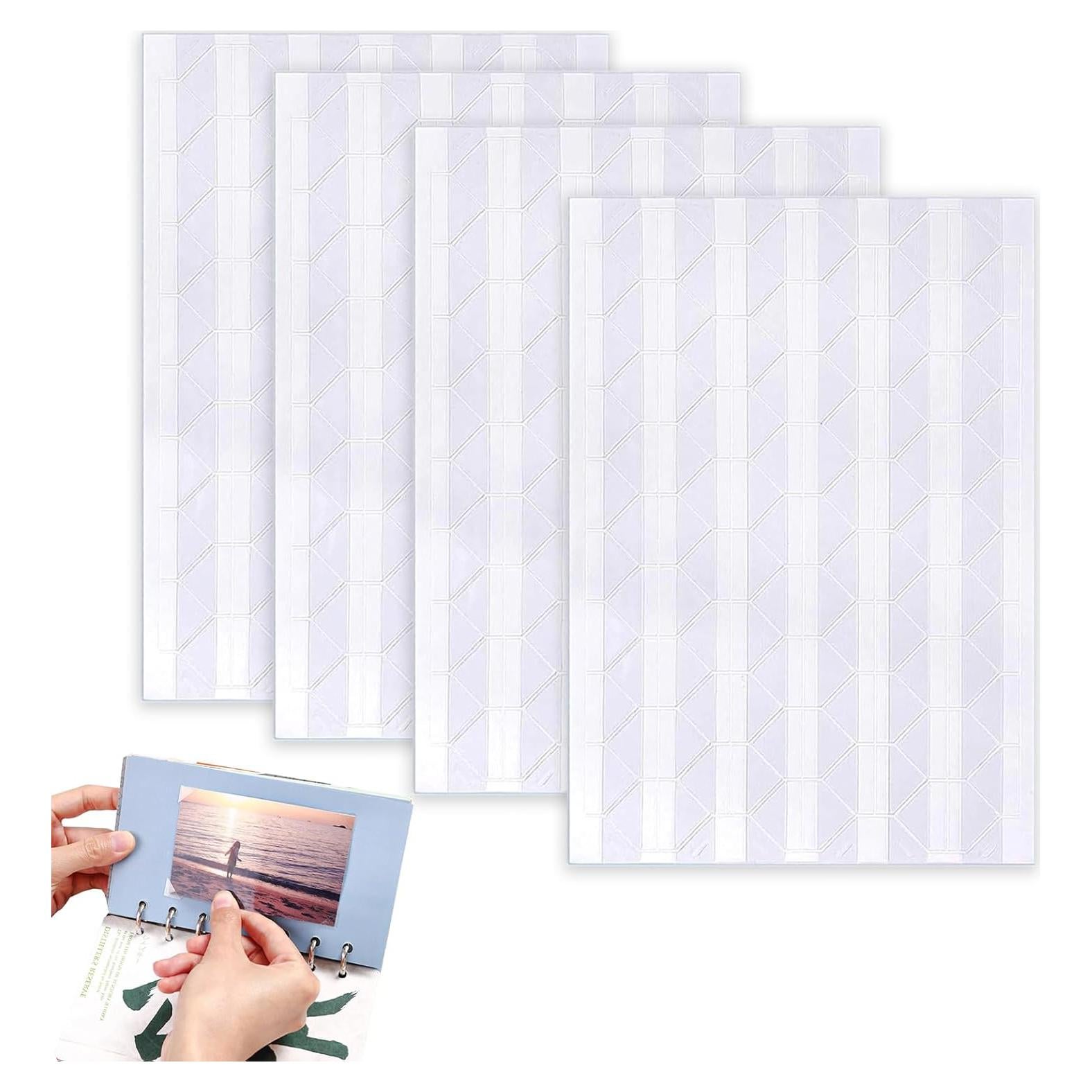 Esquinas de Foto Autoadhesivas Transparentes 408pcs - Scrapbooking
