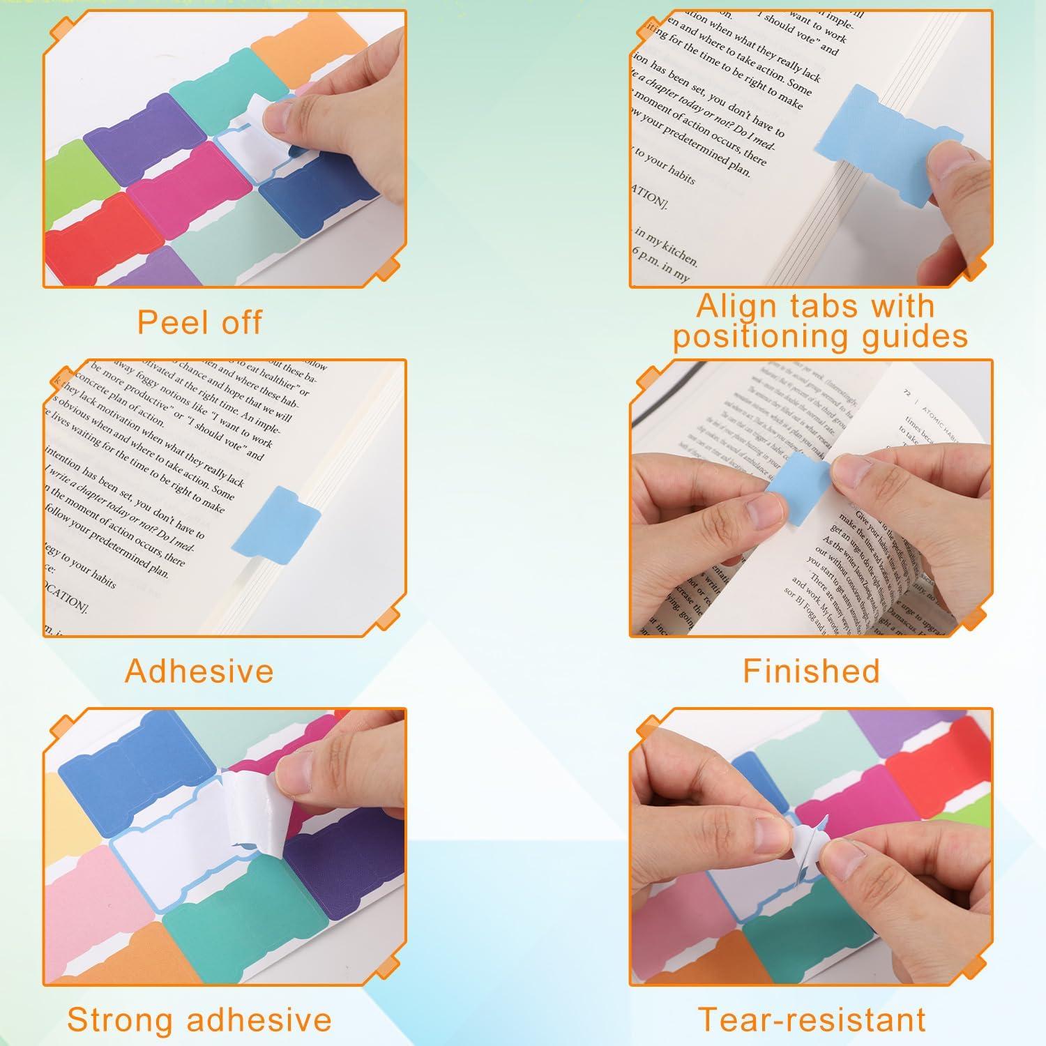 Pestañas Adhesivas XIHIRCD 240 Piezas 20 Hojas Doble Cara