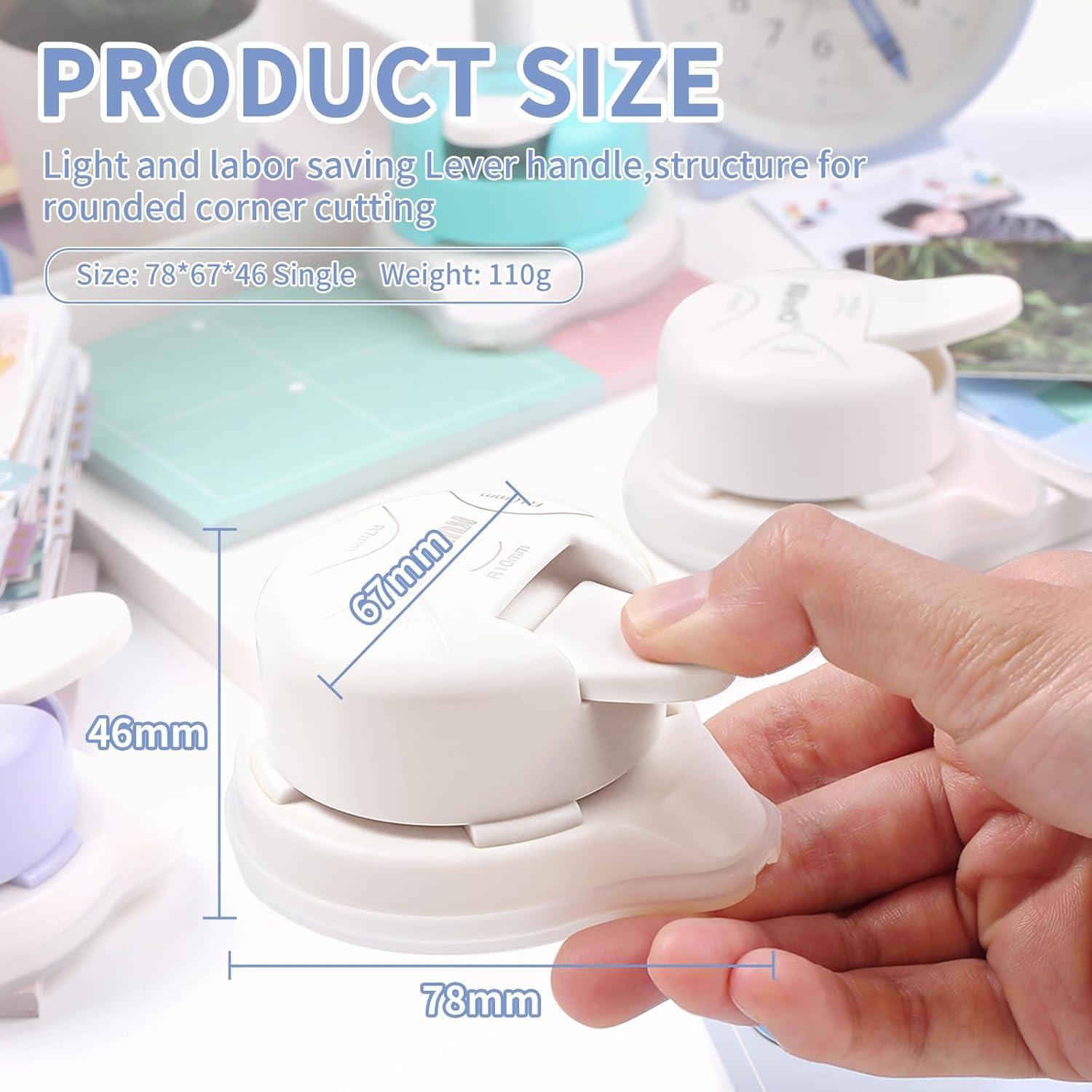 Perforadora de esquinas Kaluofan 2024 4 en 1 para manualidades