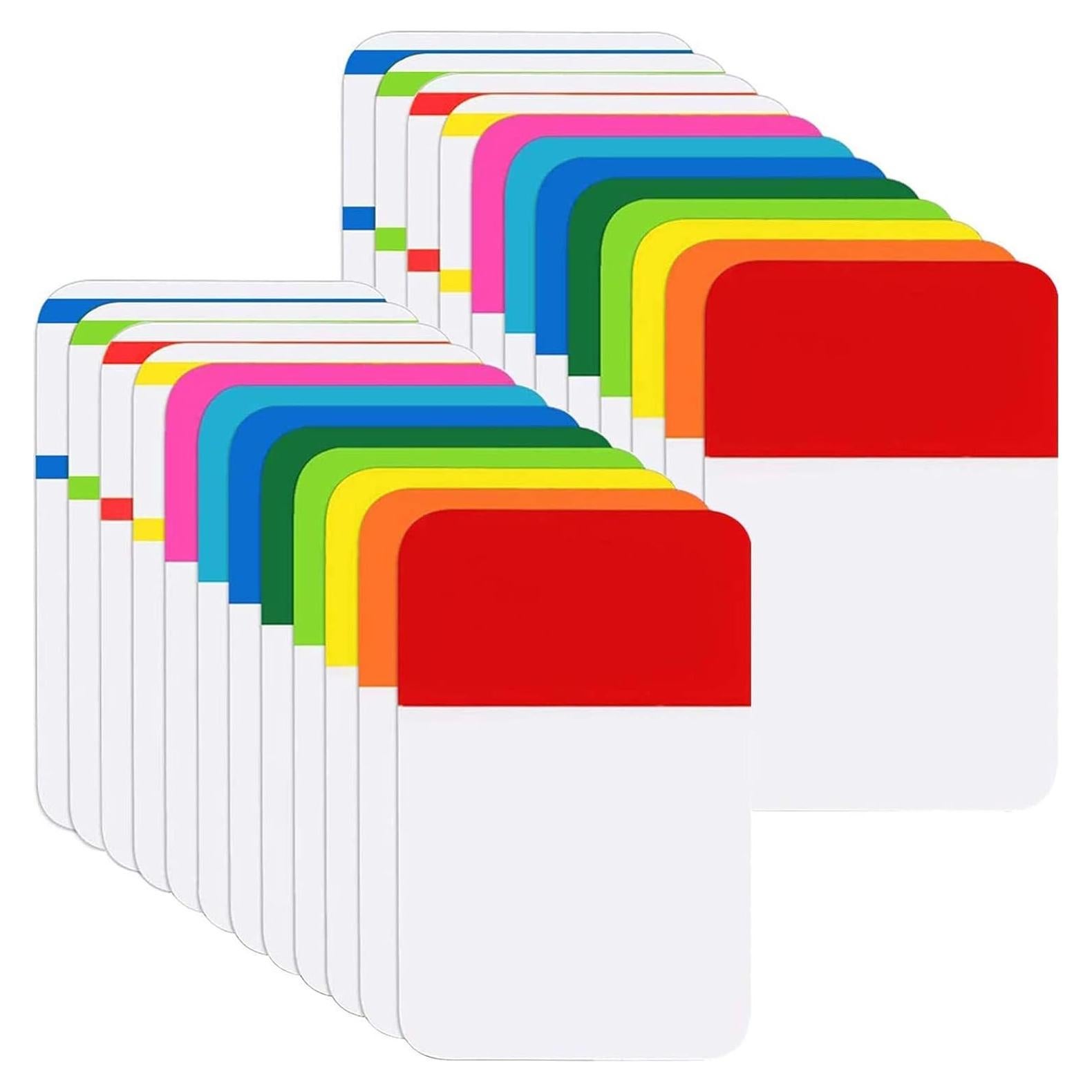 Pestañas Adhesivas KICNIC 480 Pcs 2.54 cm Multicolor