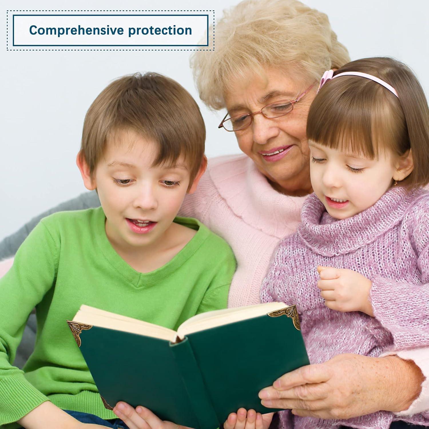 Esquinas de Libro de Metal Outus - 96 Piezas Protectoras Vintage