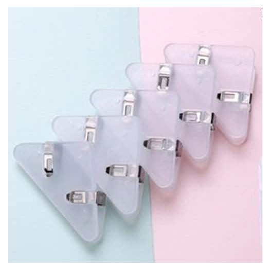 Clip Documental Triangular GELRHONR Blanco Transparente 40 Hojas