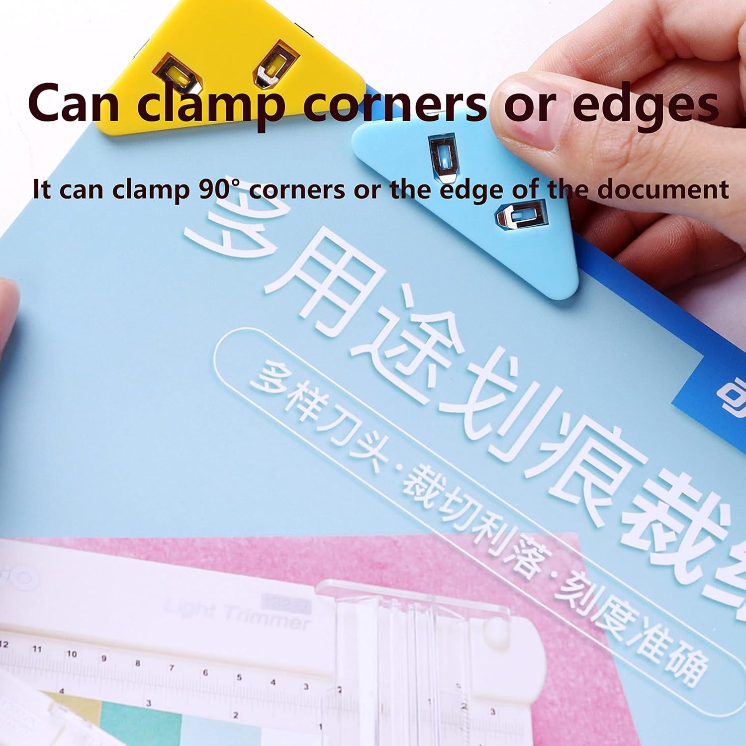 Clip Documental Triangular GELRHONR Blanco Transparente 40 Hojas