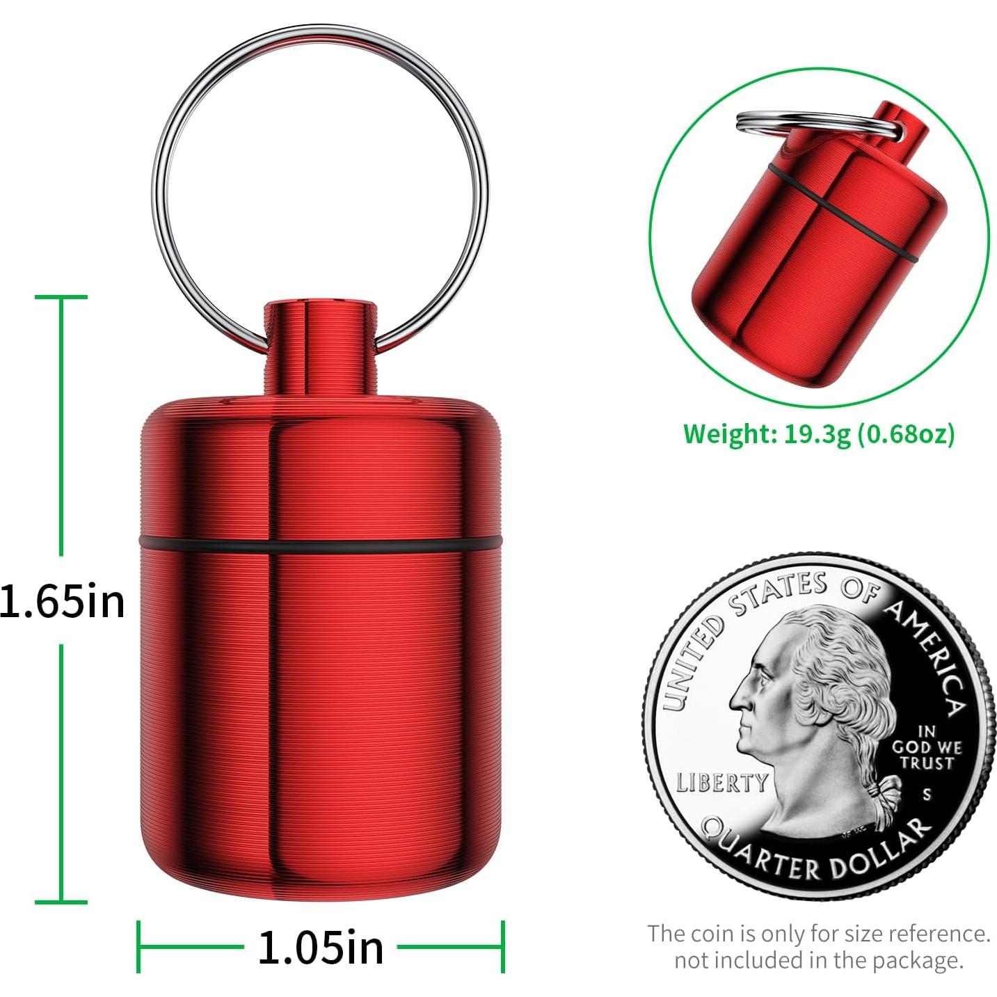 Estuche de Aluminio Urekt para Tapones de Oído - 2 Paquetes