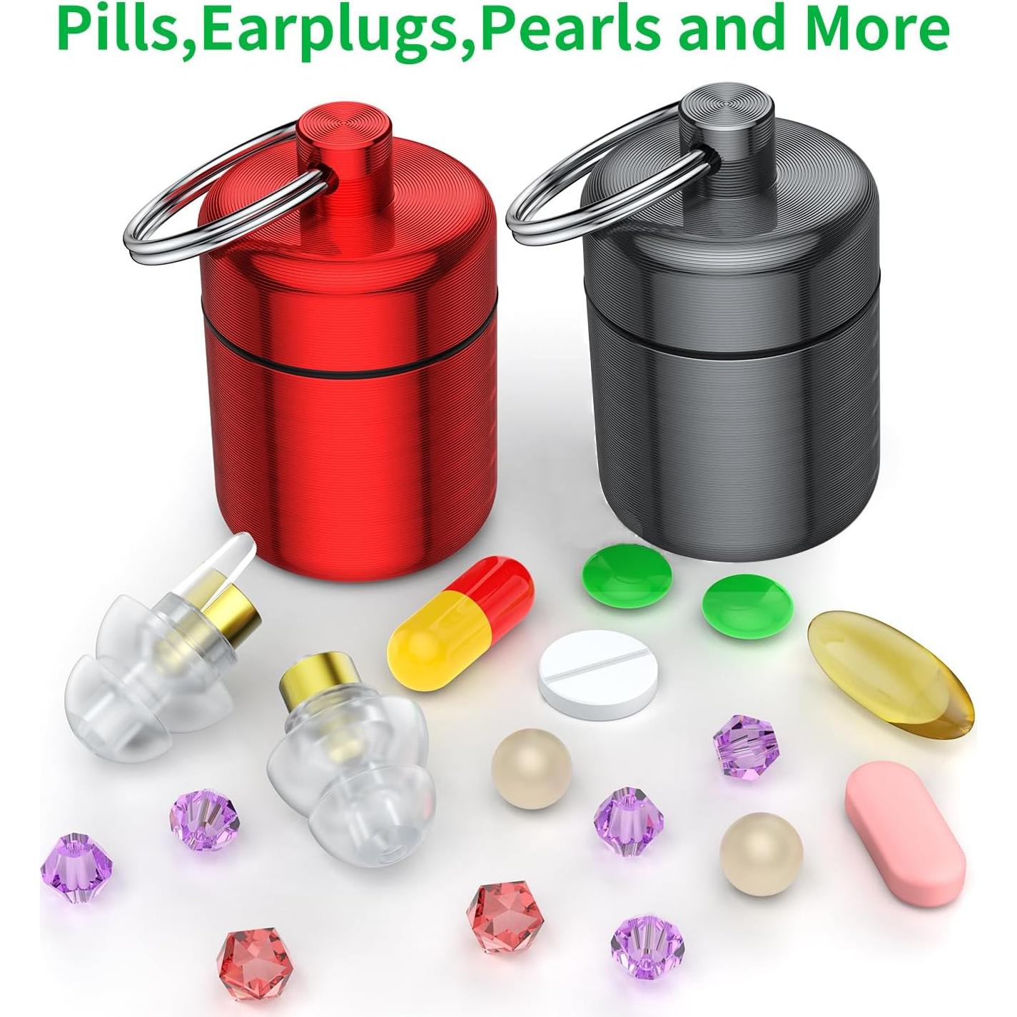 Estuche de Aluminio Urekt para Tapones de Oído - 2 Paquetes