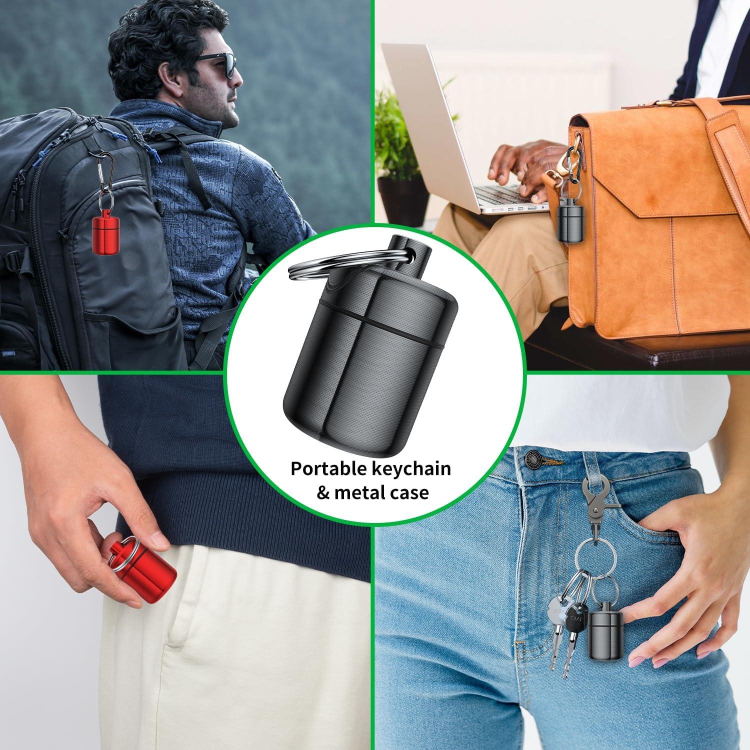 Estuche de Aluminio Urekt para Tapones de Oído - 2 Paquetes