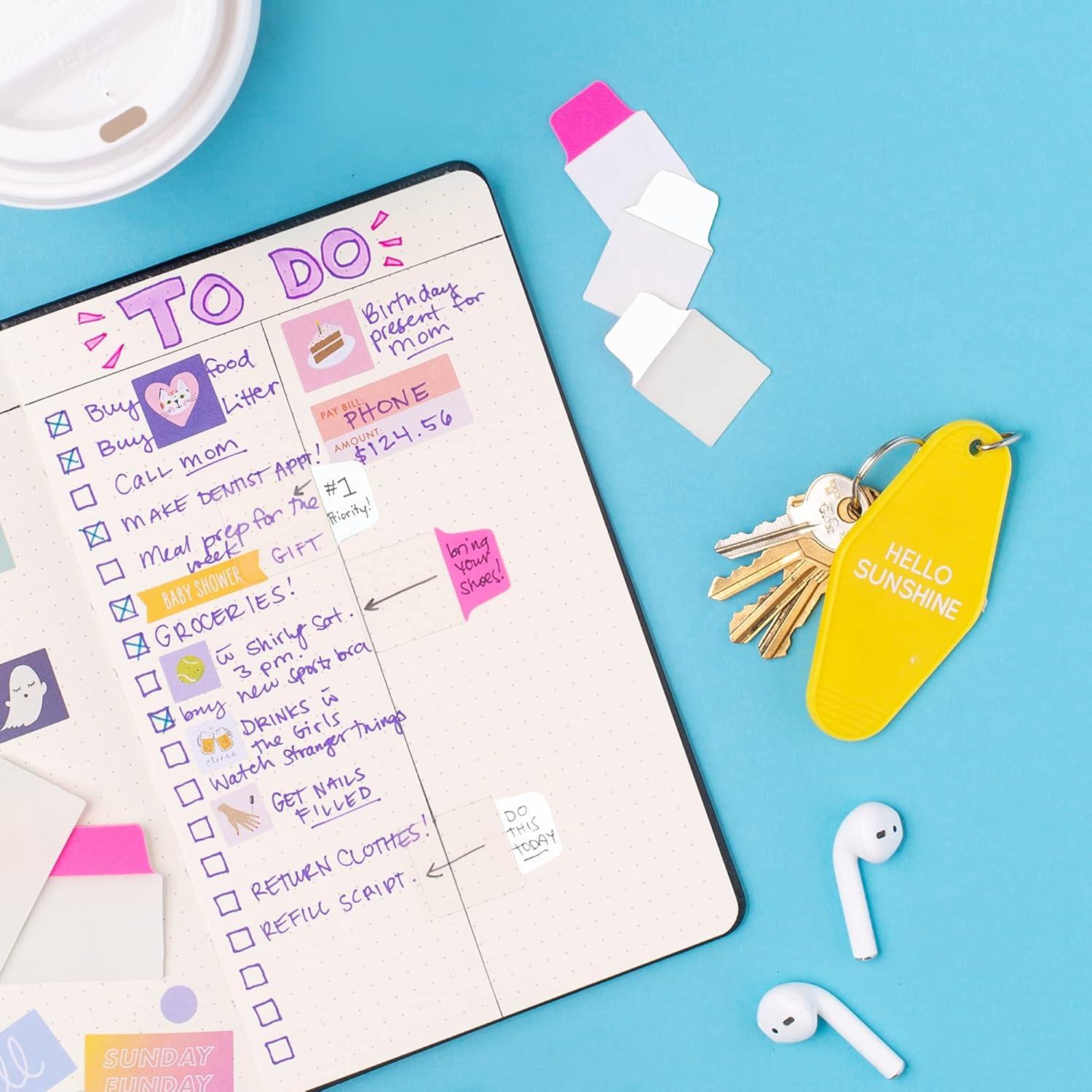 Pestañas Reposicionables Avery Mini Ultra 40 Unidades Blancas