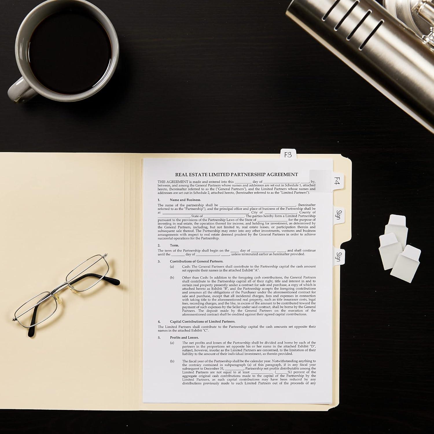 Pestañas Reposicionables Avery Mini Ultra 40 Unidades Blancas