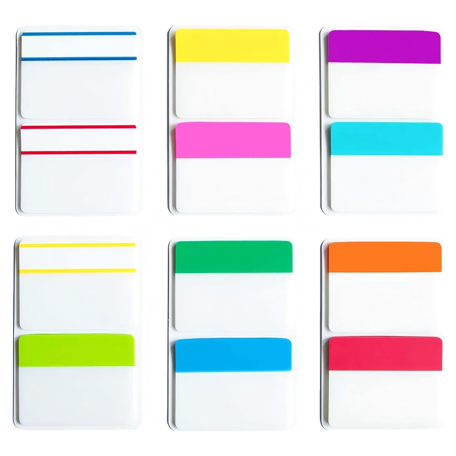 Pestañas Adhesivas KICNIC 240 Piezas 5.08 cm Multicolor