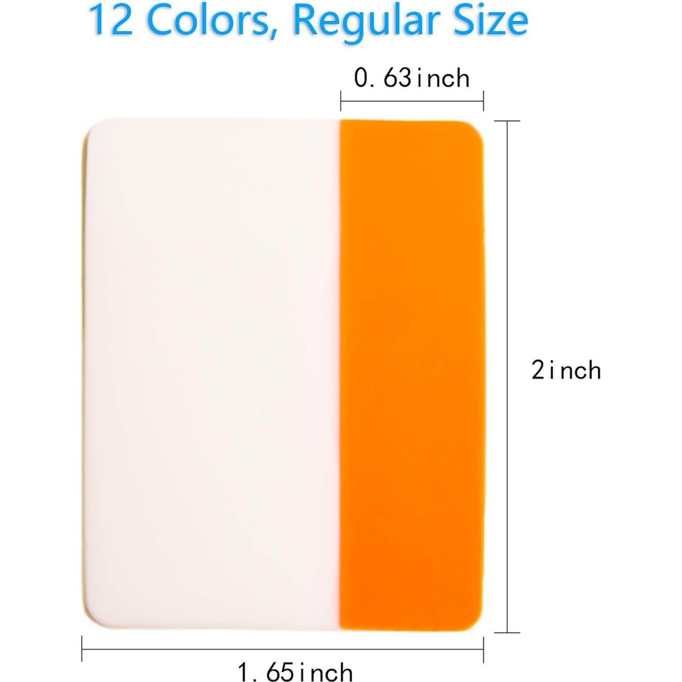 Pestañas Adhesivas KICNIC 240 Piezas 5.08 cm Multicolor