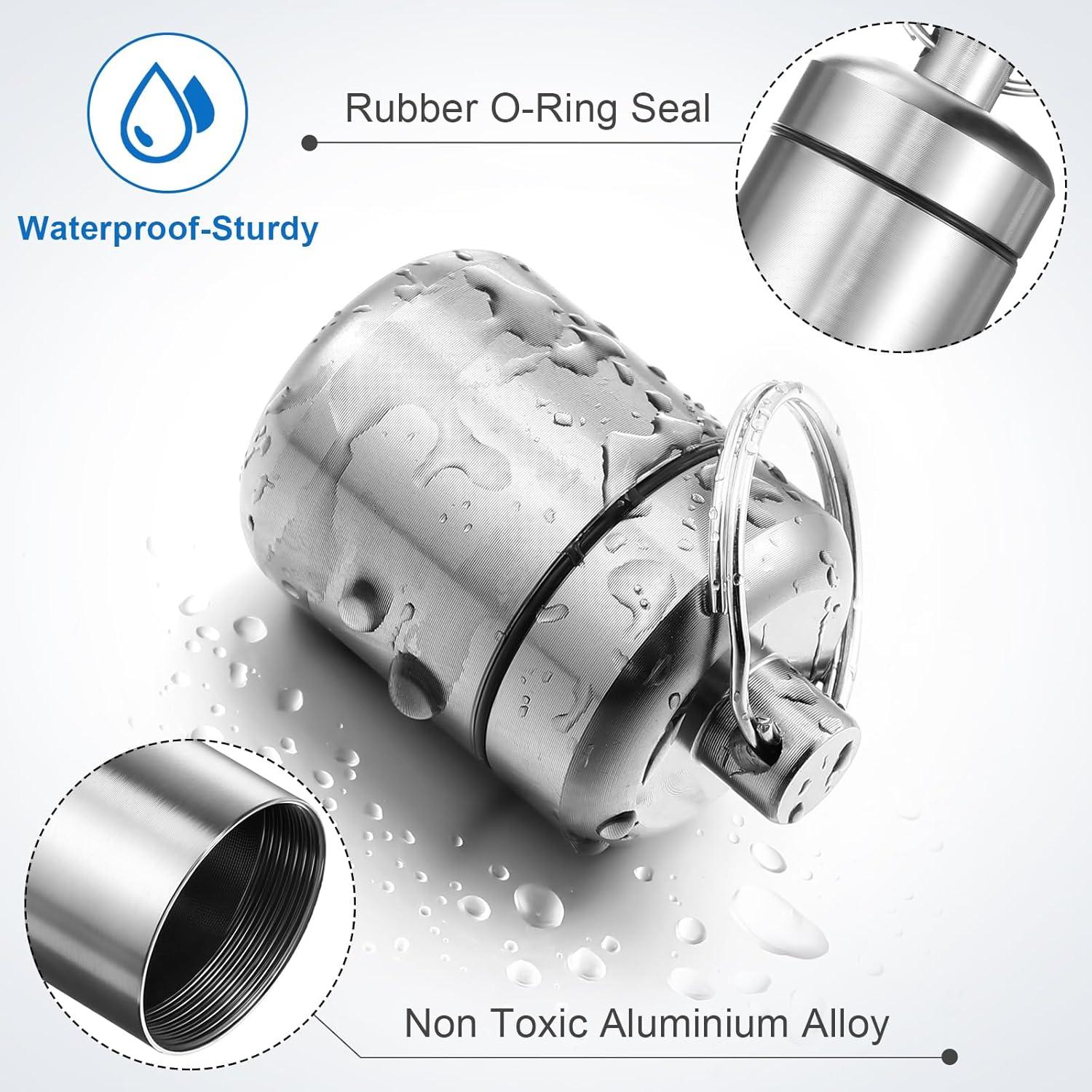 Estuche Metalico para Tapones de Oído Hicarer 4 Piezas