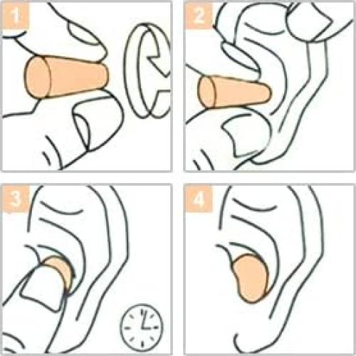 5 Pares de Tapones para Oídos de Espuma Luzen - 18g