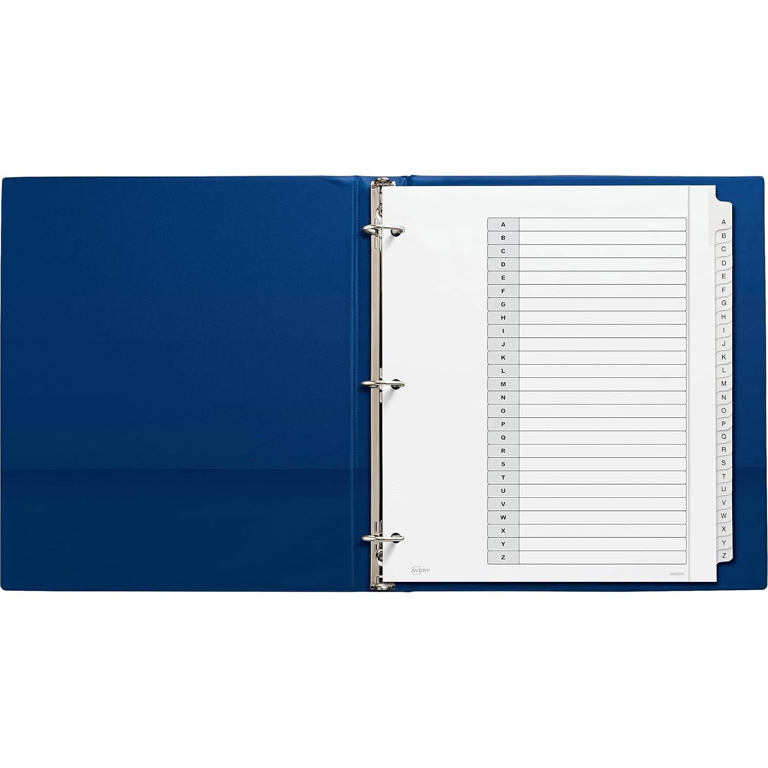 Separadores de Esquina Avery de Plástico 5 Tabuladores Multicolor