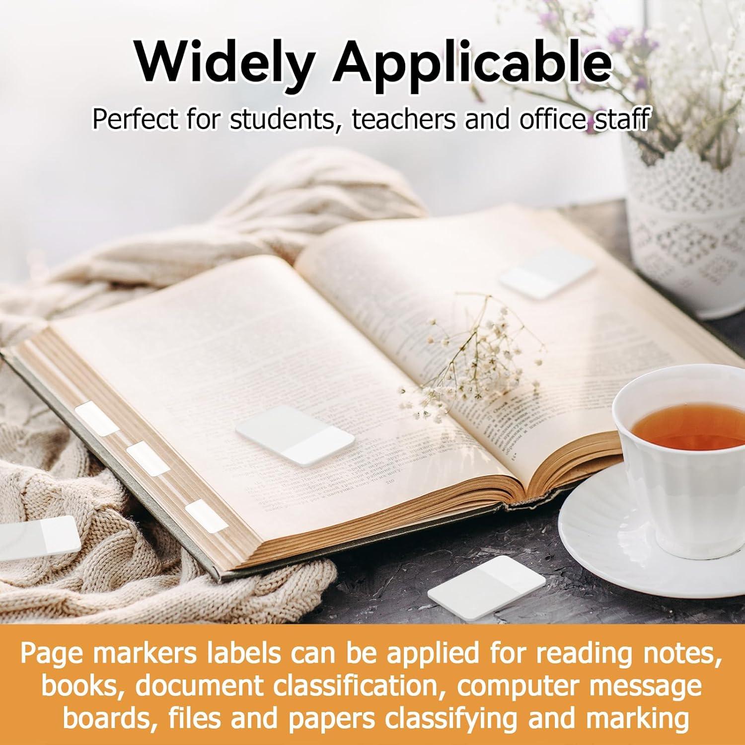 Etiquetas Adhesivas Tecreddy 480 Piezas 4.06x2.54cm Blancas