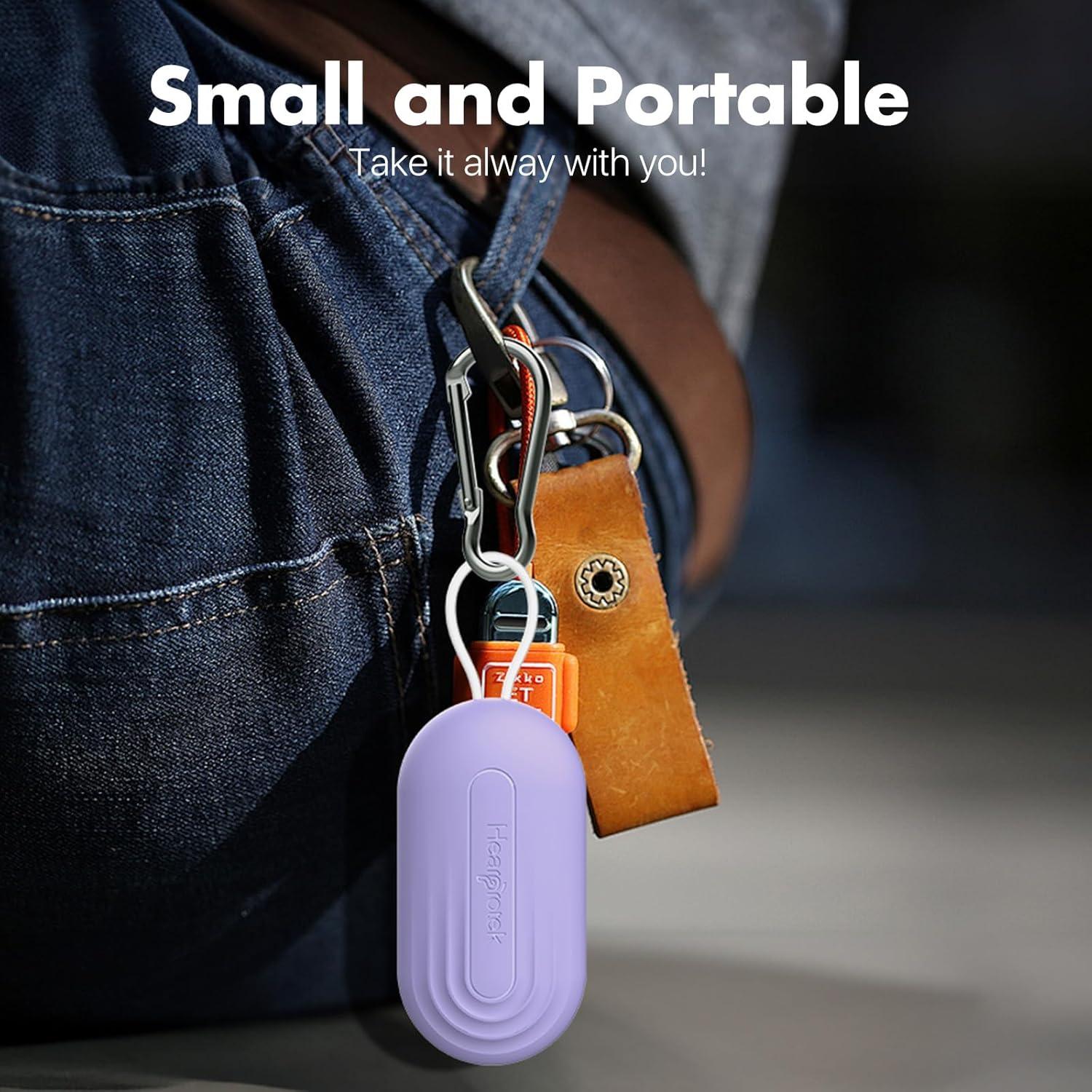 Estuche para Tapones de Oídos Hearprotek - Compacto y Duradero