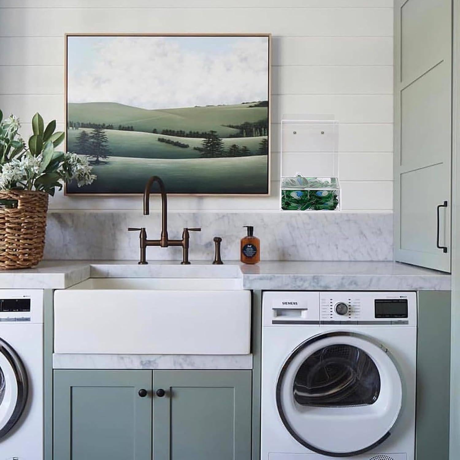 Contenedor de Almacenamiento Acrílico Sumnacon 23x20x13cm Transparente