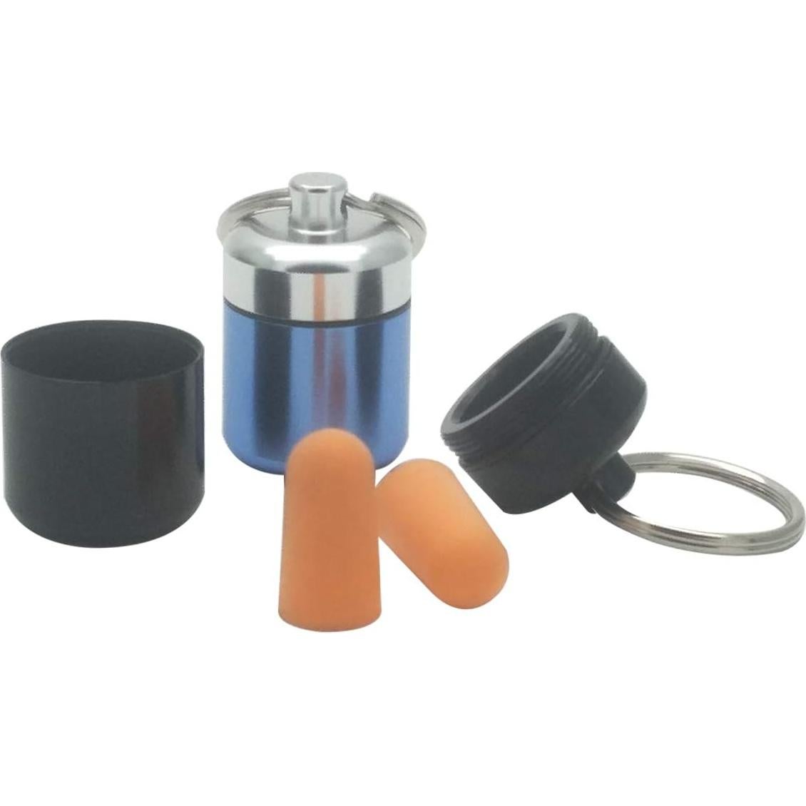 Contenedor de Pastillas FAYALA Aluminio Impermeable Llaveros