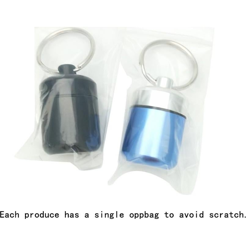 Contenedor de Pastillas FAYALA Aluminio Impermeable Llaveros