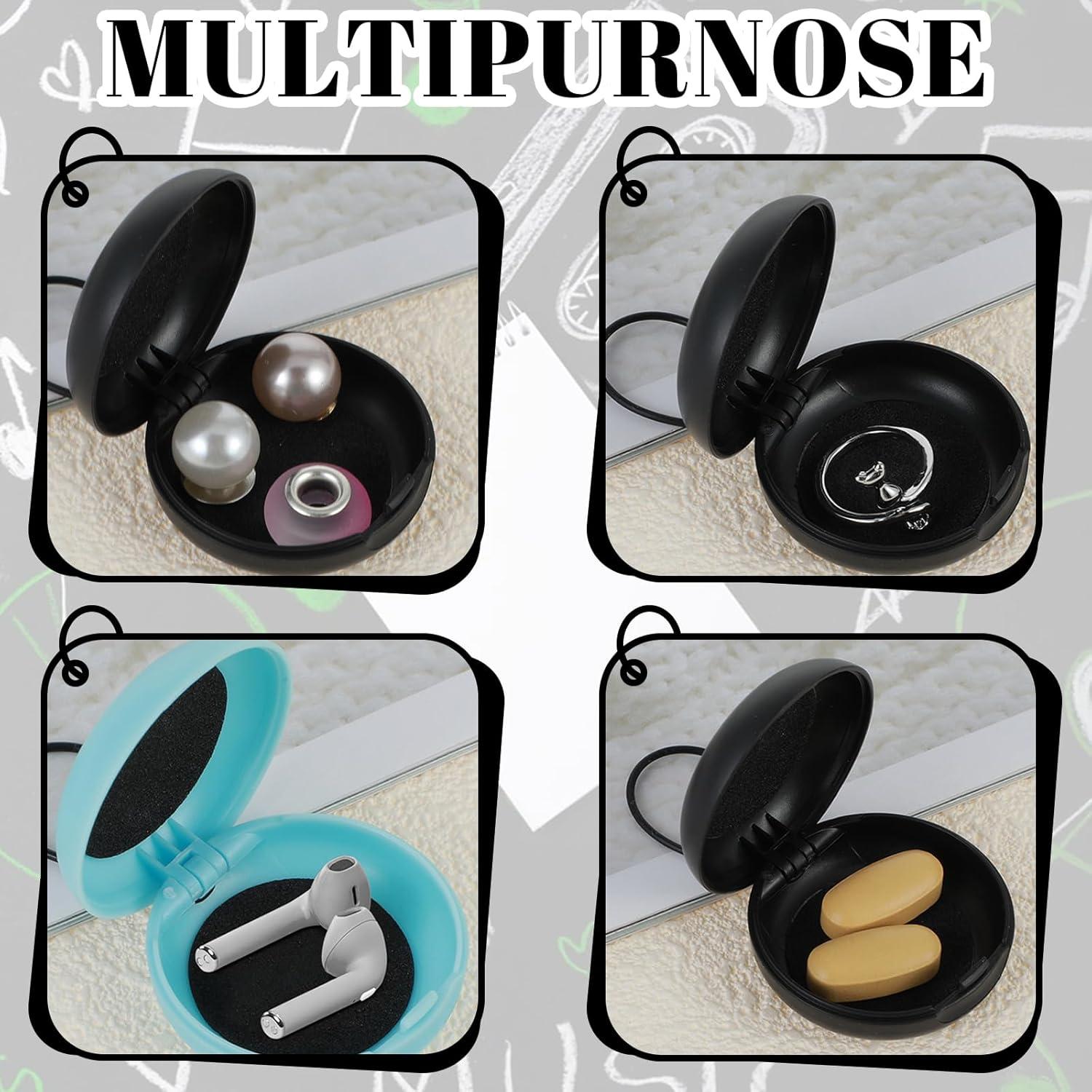 Estuches para Tapones de Oído Bewudy - 2 Piezas Mini Portátil