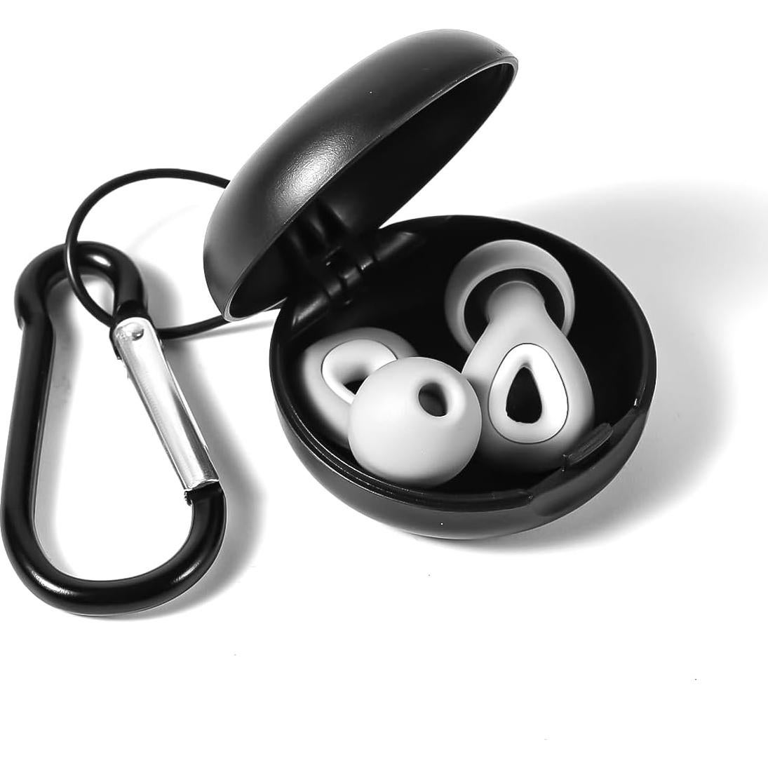 Estuche portátil para tapones de oídos BOXOB con llavero