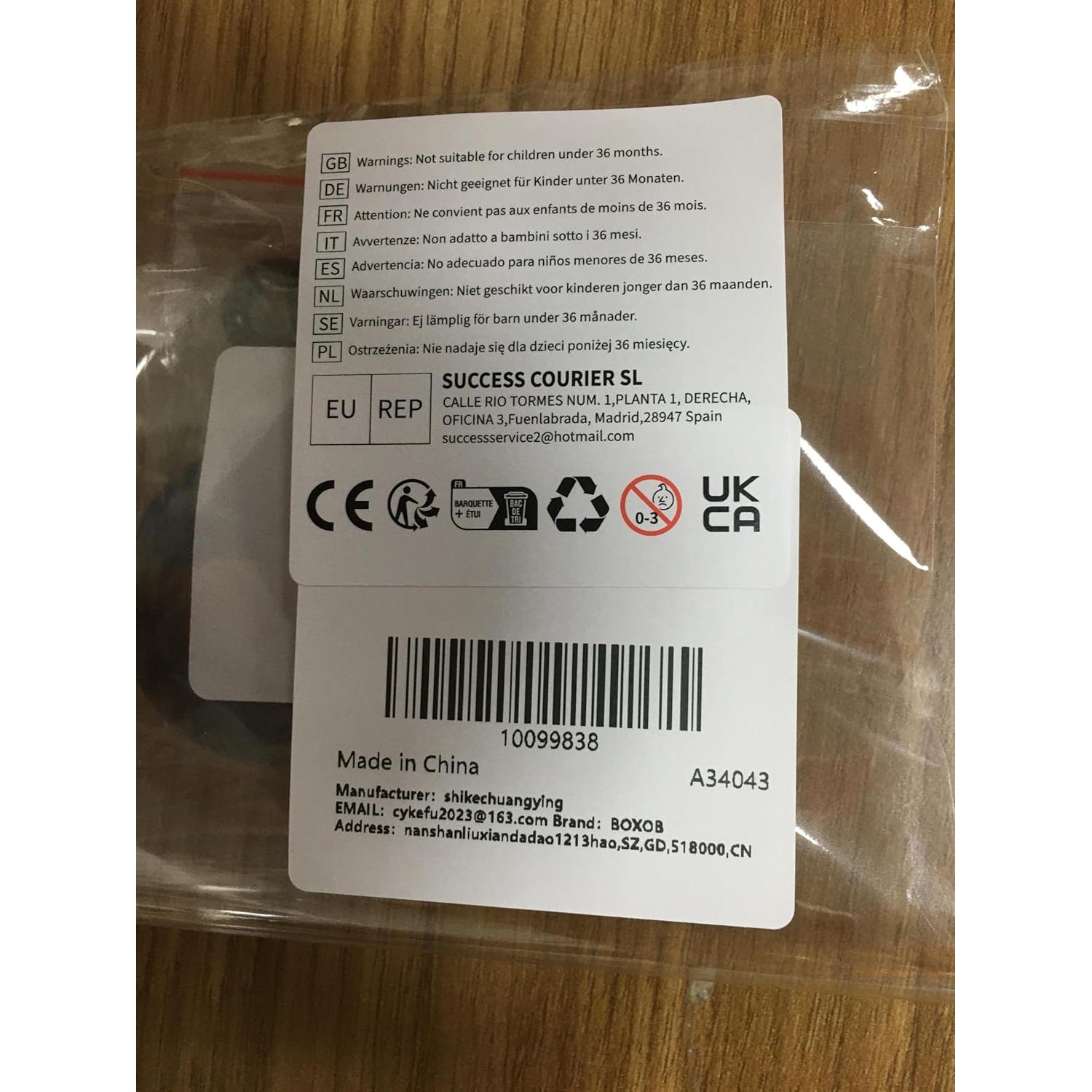 Estuche portátil para tapones de oídos BOXOB con llavero