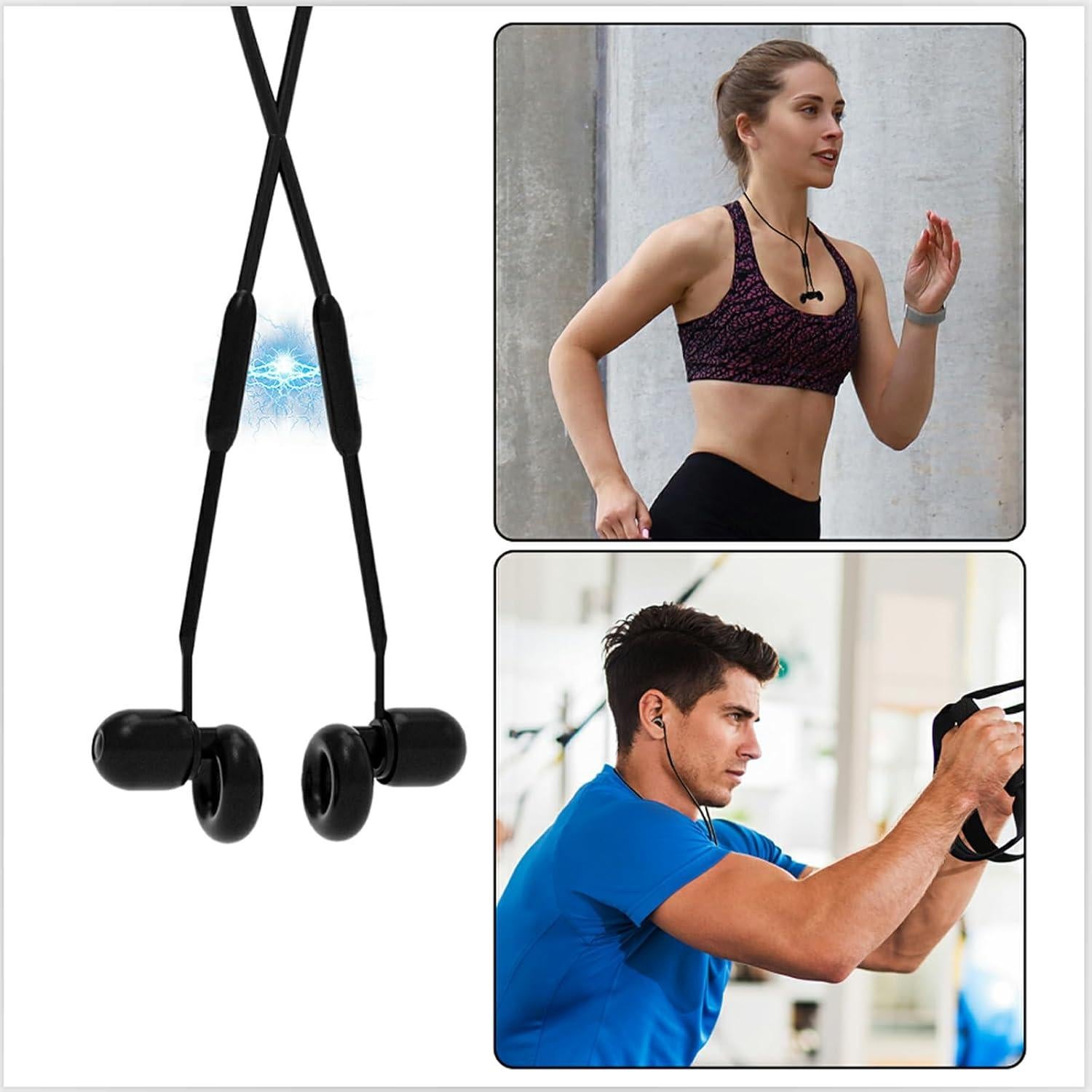 Cordón de Seguridad para Tapones de Oído Kasiden - Silicona Flexible