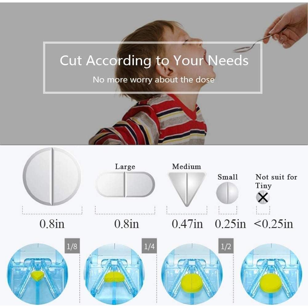 Cortador de Pastillas JohnBee Azul | Divisor Seguro y Preciso